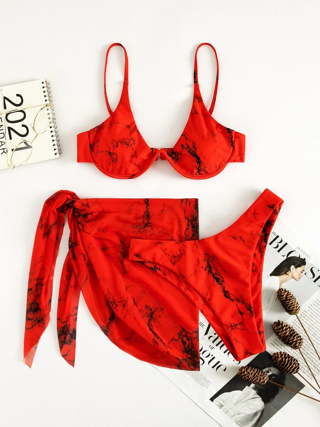 Bikini su sijonėliu SilkySet MB0099