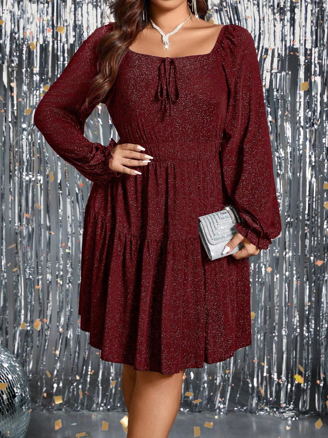 Blizganti suknelė SilkySet WD0058 (L-5XL)