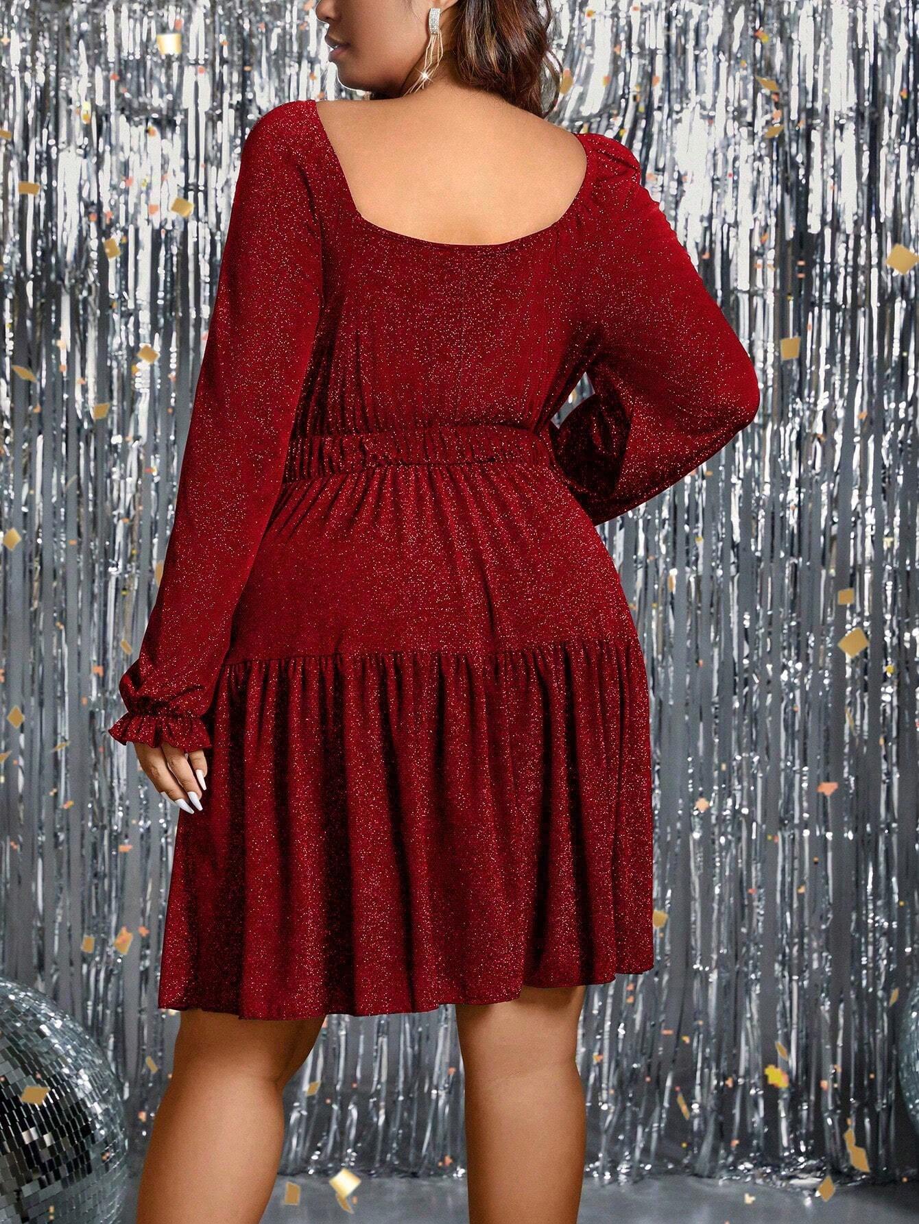 Blizganti suknelė SilkySet WD0058 (L-5XL)