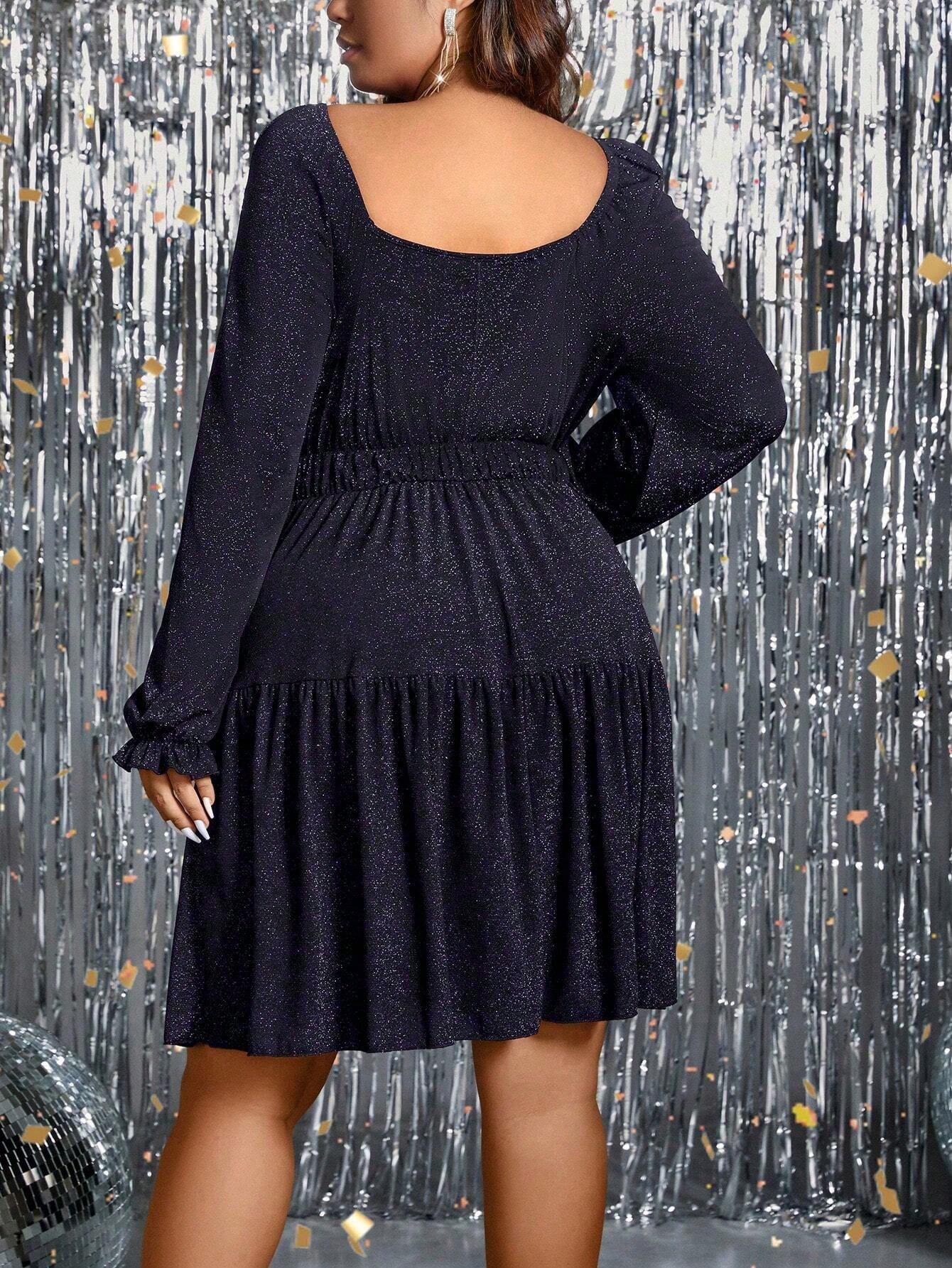 Blizganti suknelė SilkySet WD0058 (L-5XL)