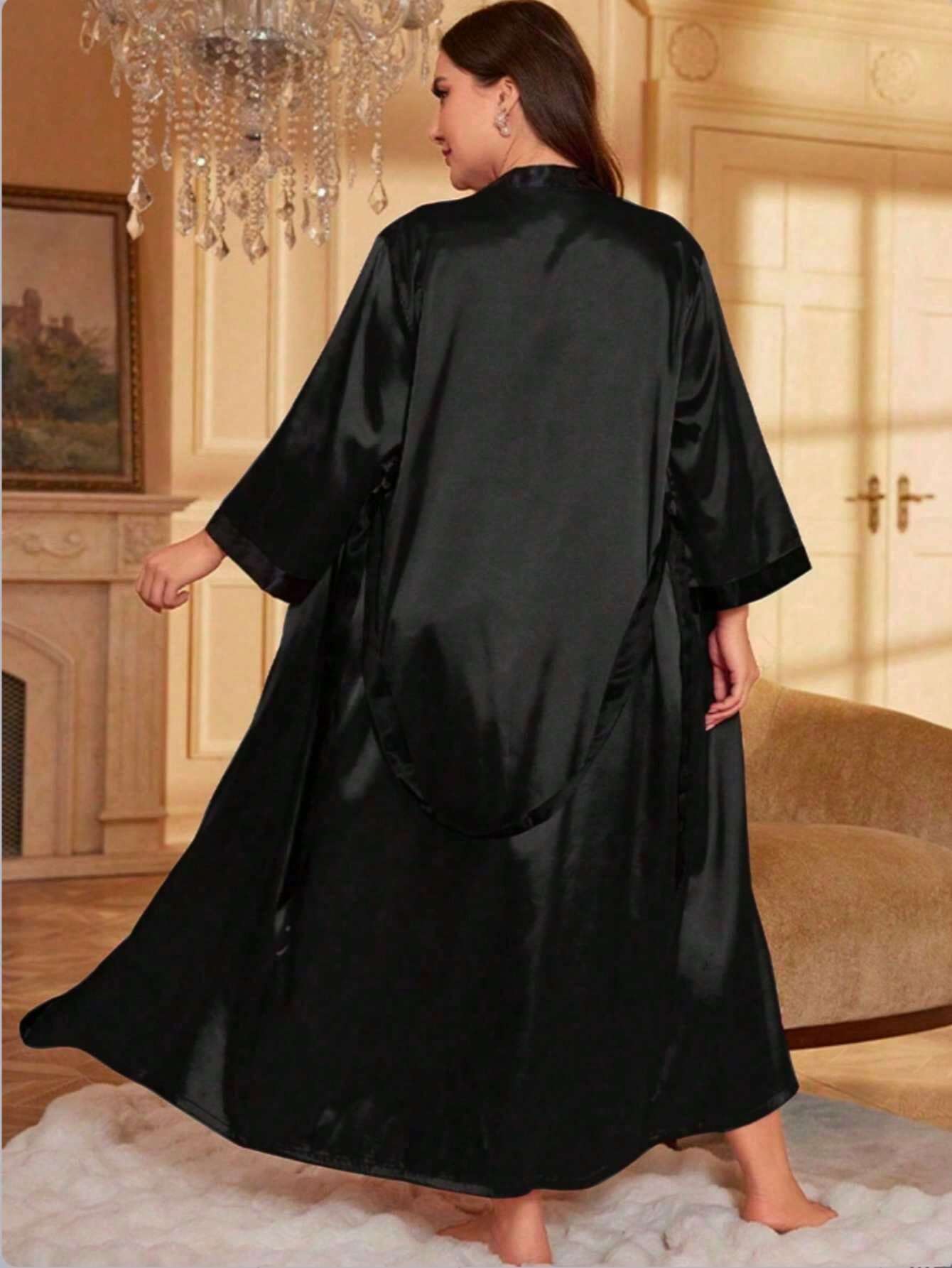Chalatas SilkySet MN0476 (L-5XL)