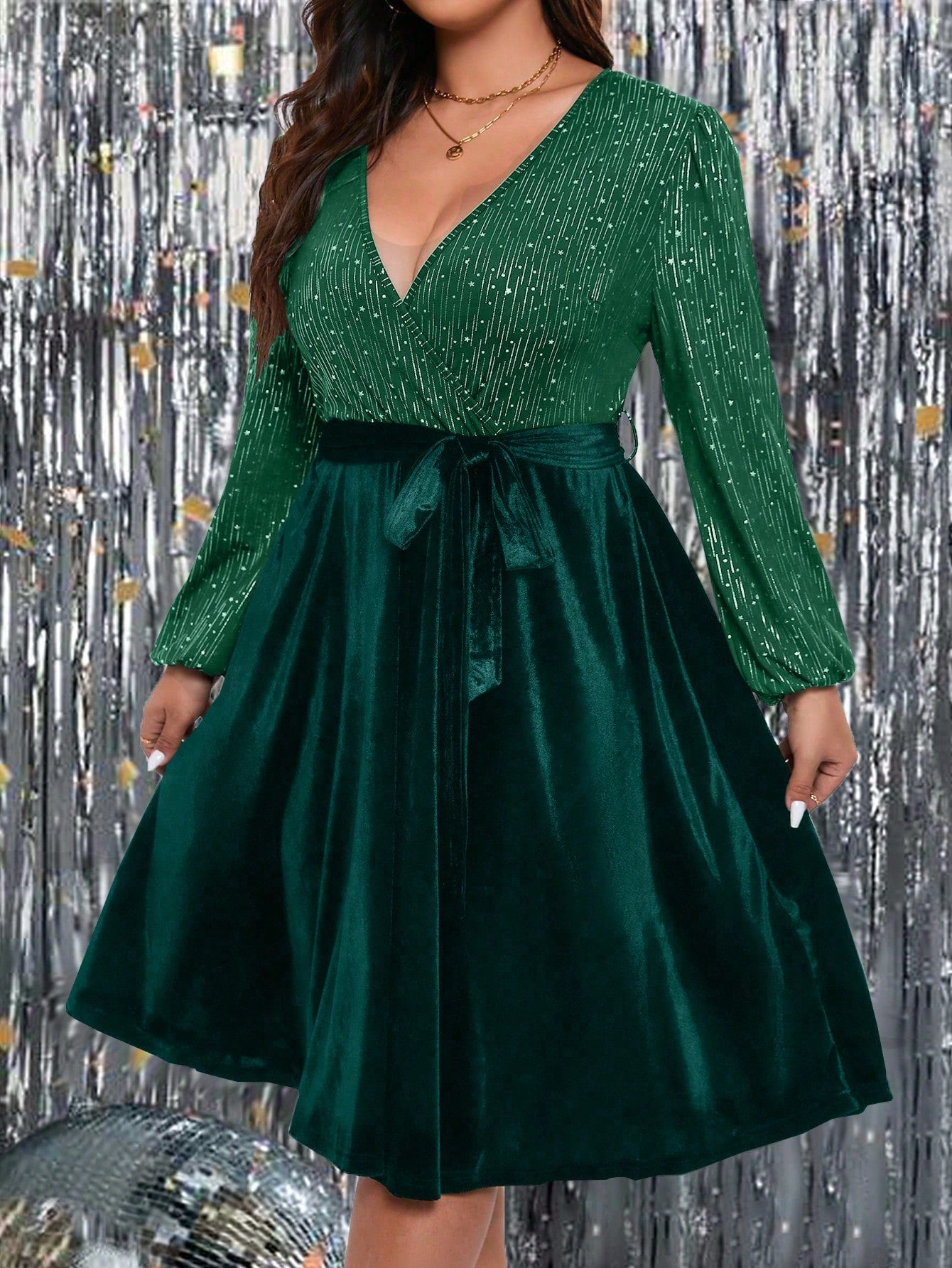 Elegantiška suknelė SilkySet WD0049 (L-5XL)