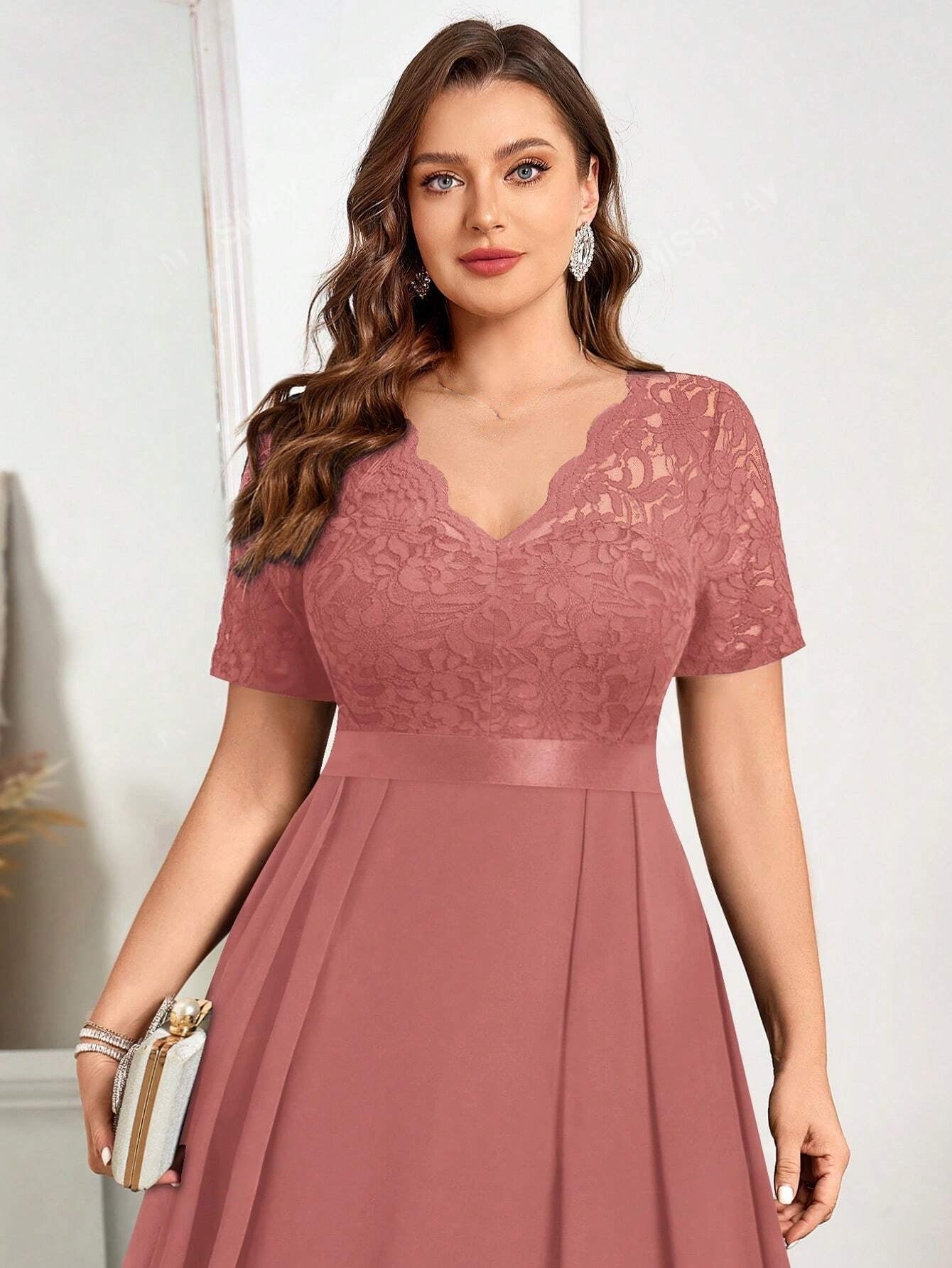 Elegantiška suknelė SilkySet WD0144 (L-4XL)