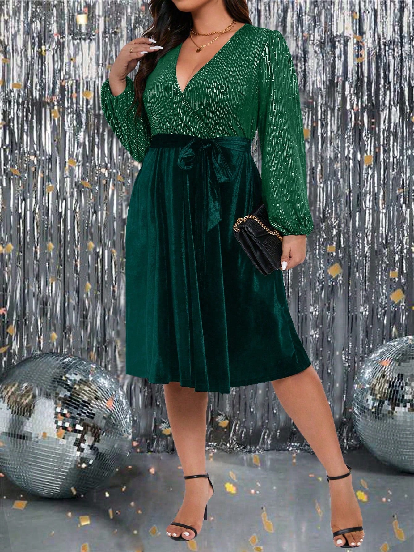 Elegantiška suknelė SilkySet WD0049 (L-5XL)