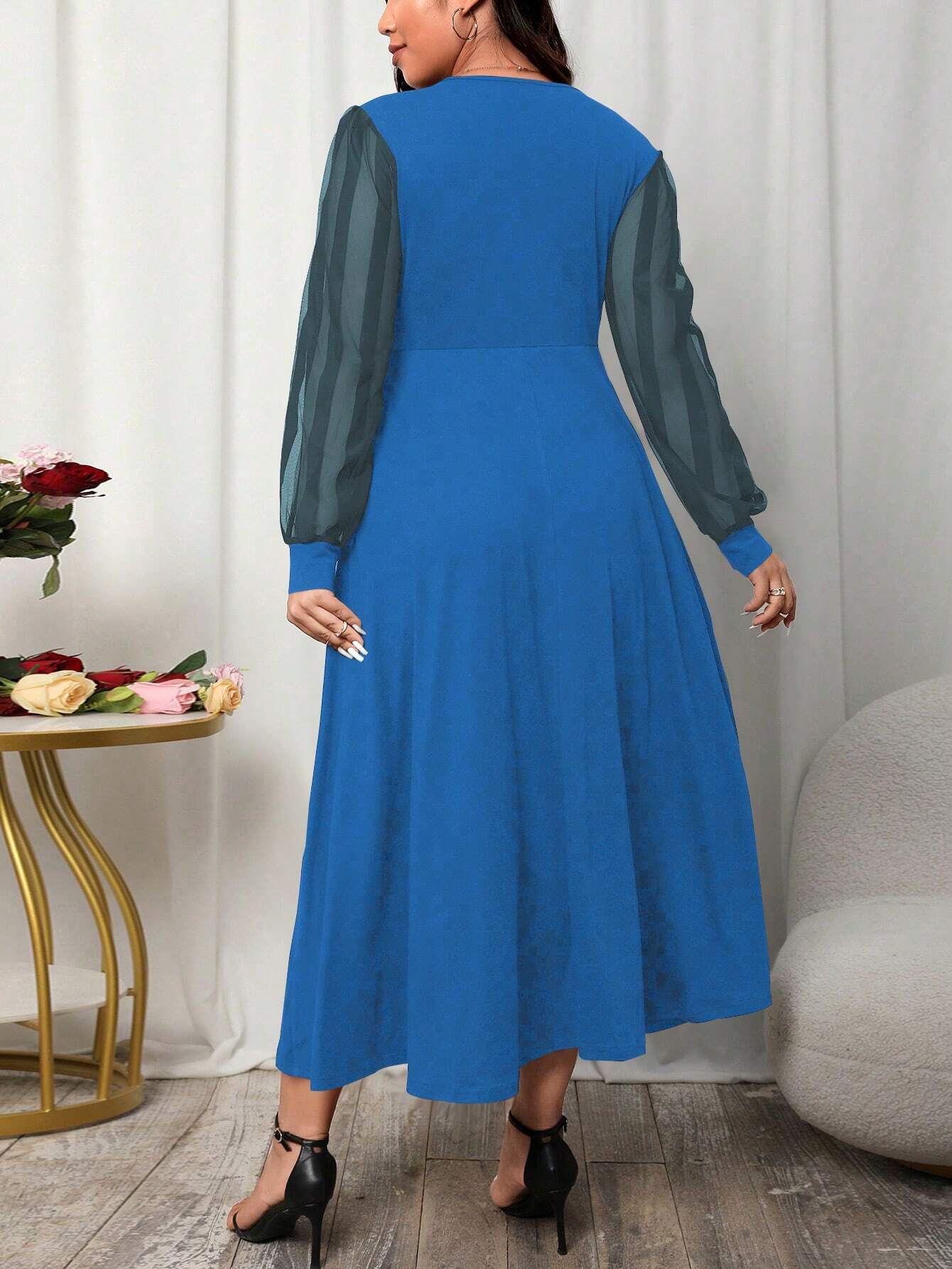 Elegantiška suknelė SilkySet WD0104 (L-4XL)