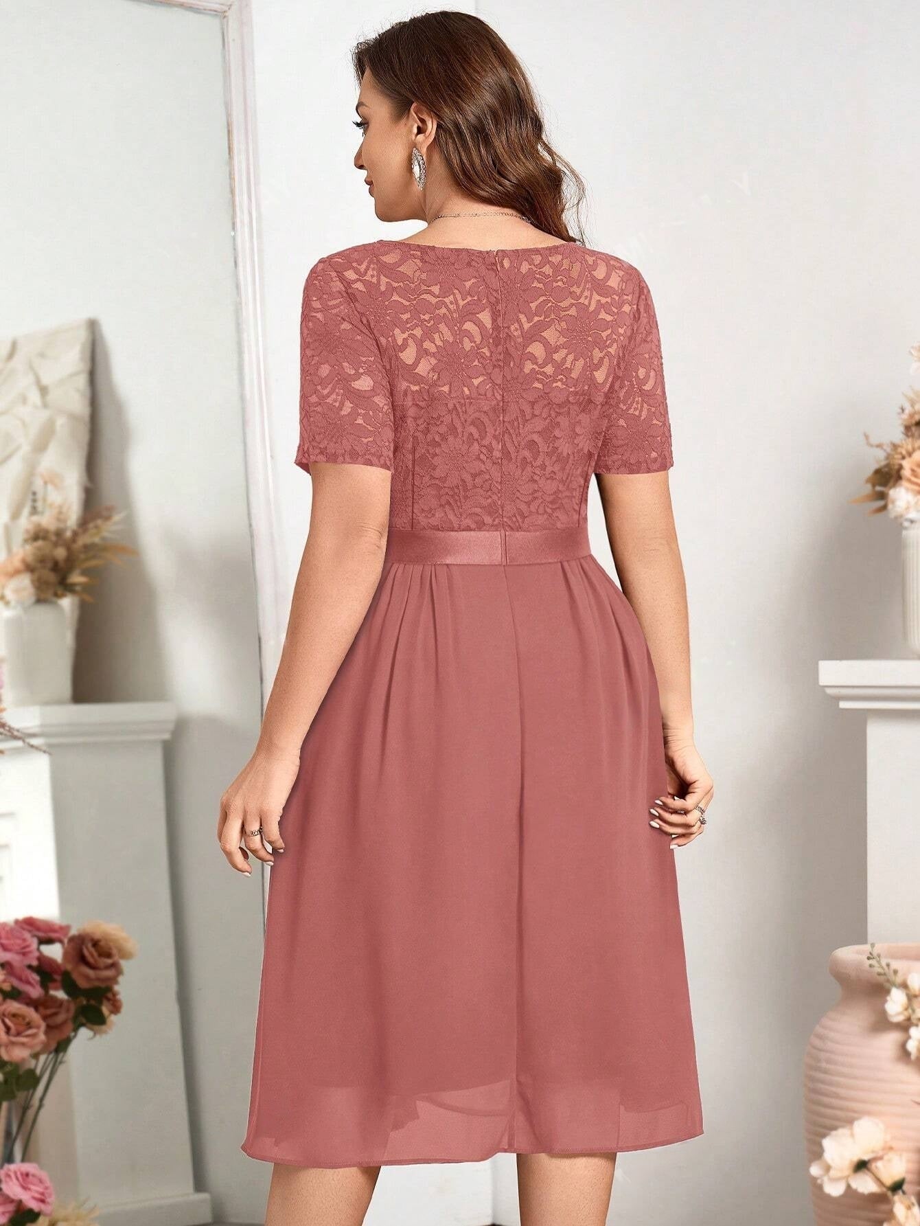 Elegantiška suknelė SilkySet WD0144 (L-4XL)