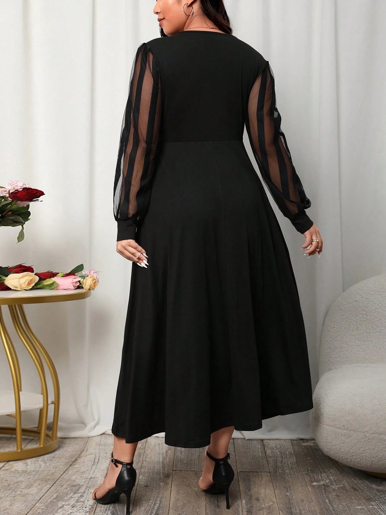 Elegantiška suknelė SilkySet WD0104 (L-4XL)