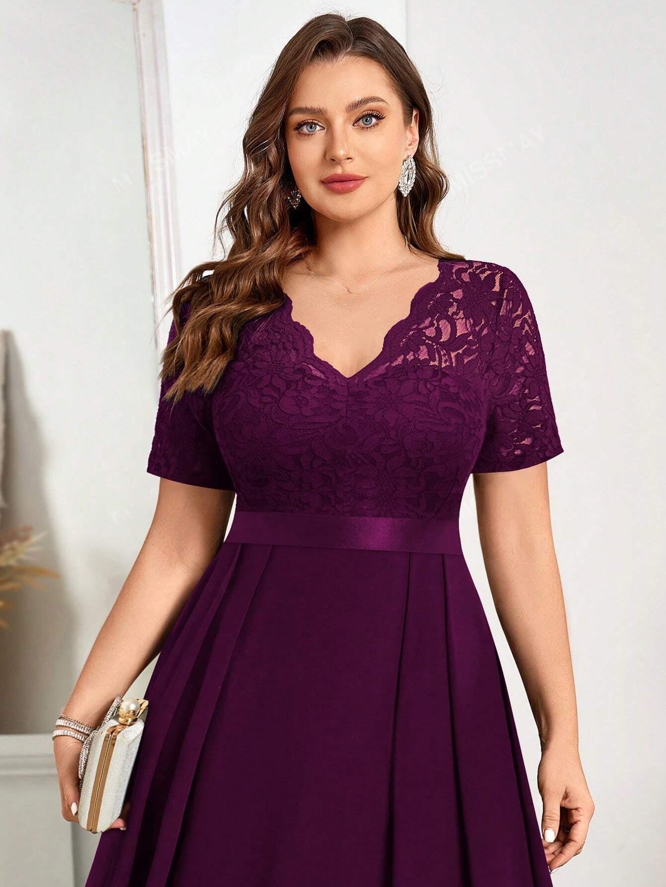 Elegantiška suknelė SilkySet WD0144 (L-4XL)