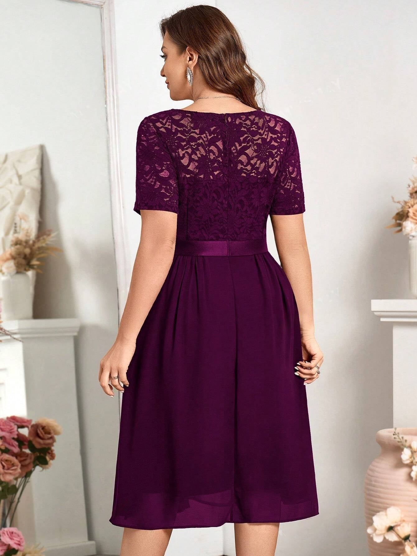 Elegantiška suknelė SilkySet WD0144 (L-4XL)