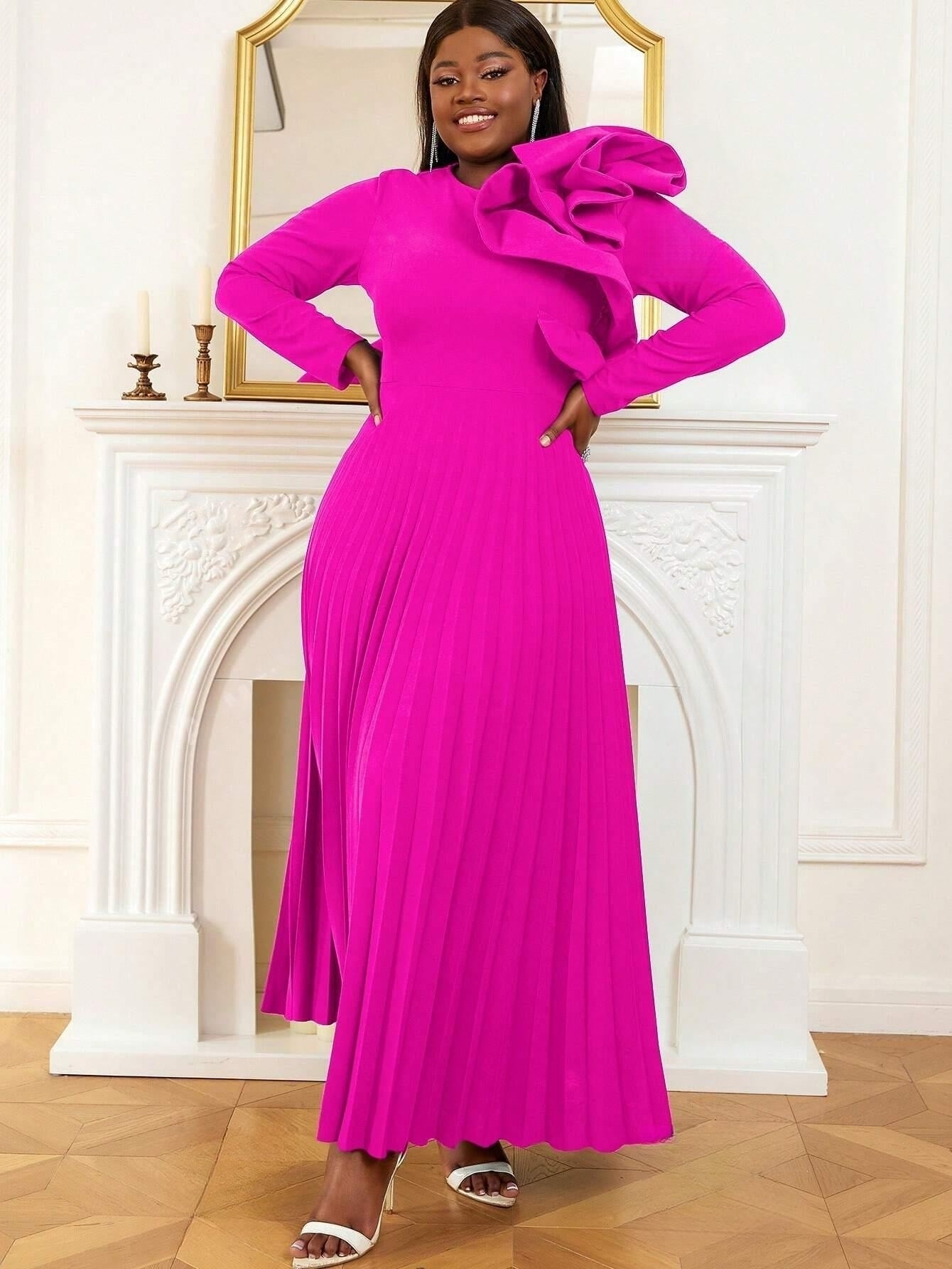 Elegantiška suknelė SilkySet WD0137 (L-4XL)