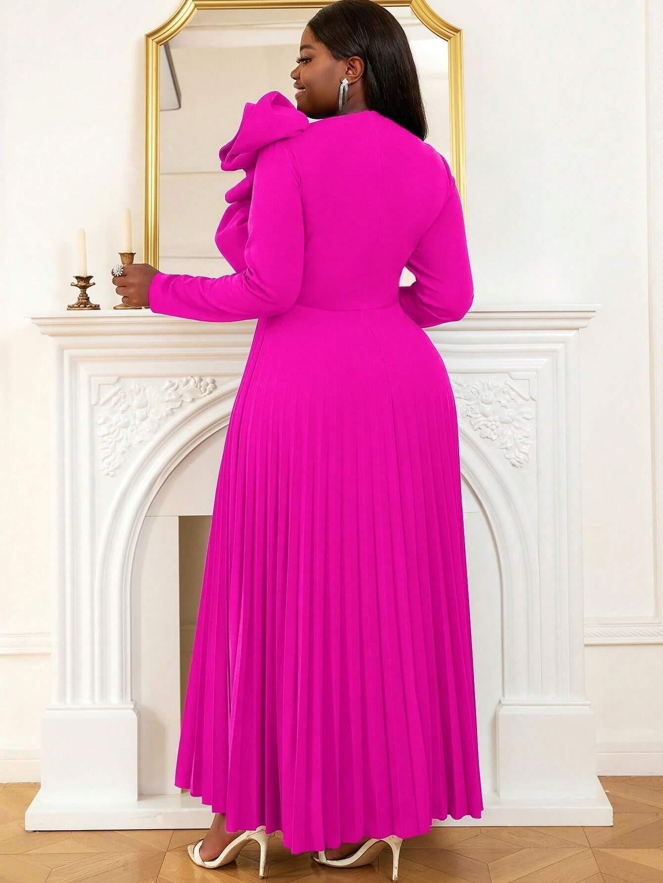 Elegantiška suknelė SilkySet WD0137 (L-4XL)