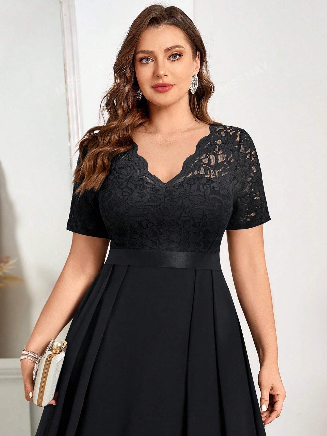 Elegantiška suknelė SilkySet WD0144 (L-4XL)