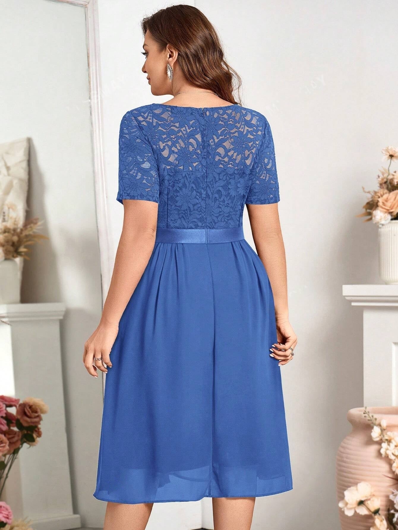 Elegantiška suknelė SilkySet WD0144 (L-4XL)