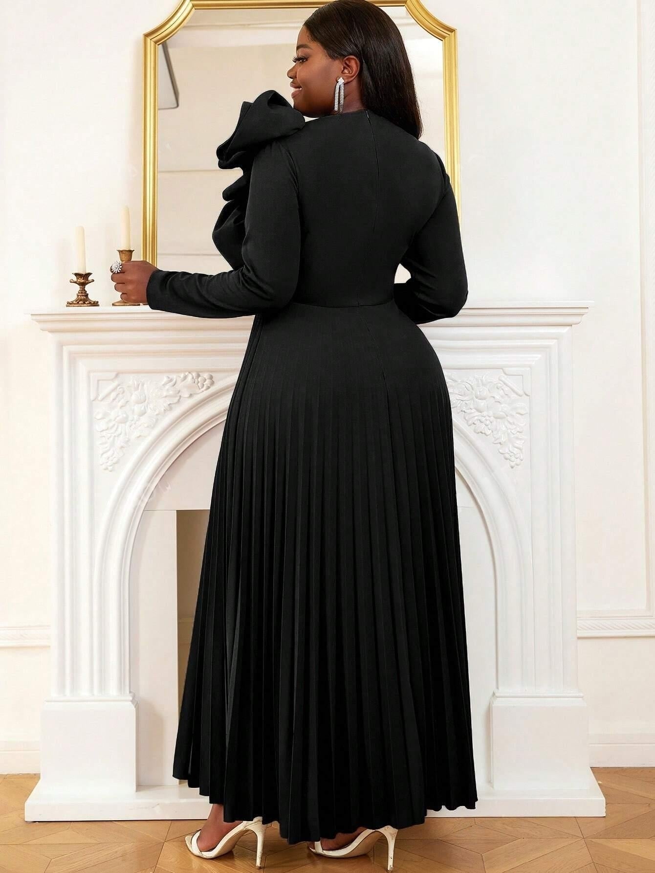 Elegantiška suknelė SilkySet WD0137 (L-4XL)