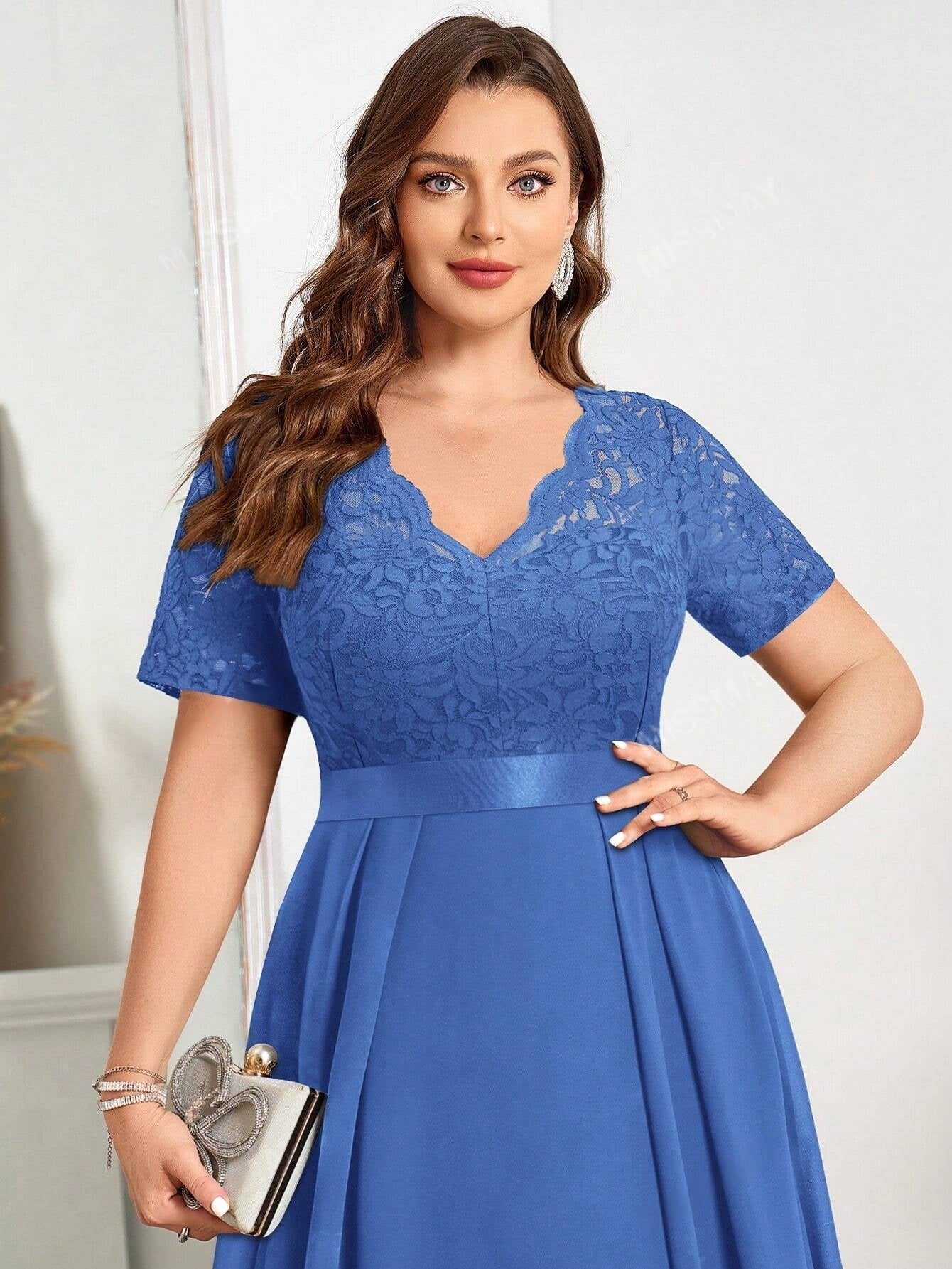 Elegantiška suknelė SilkySet WD0144 (L-4XL)