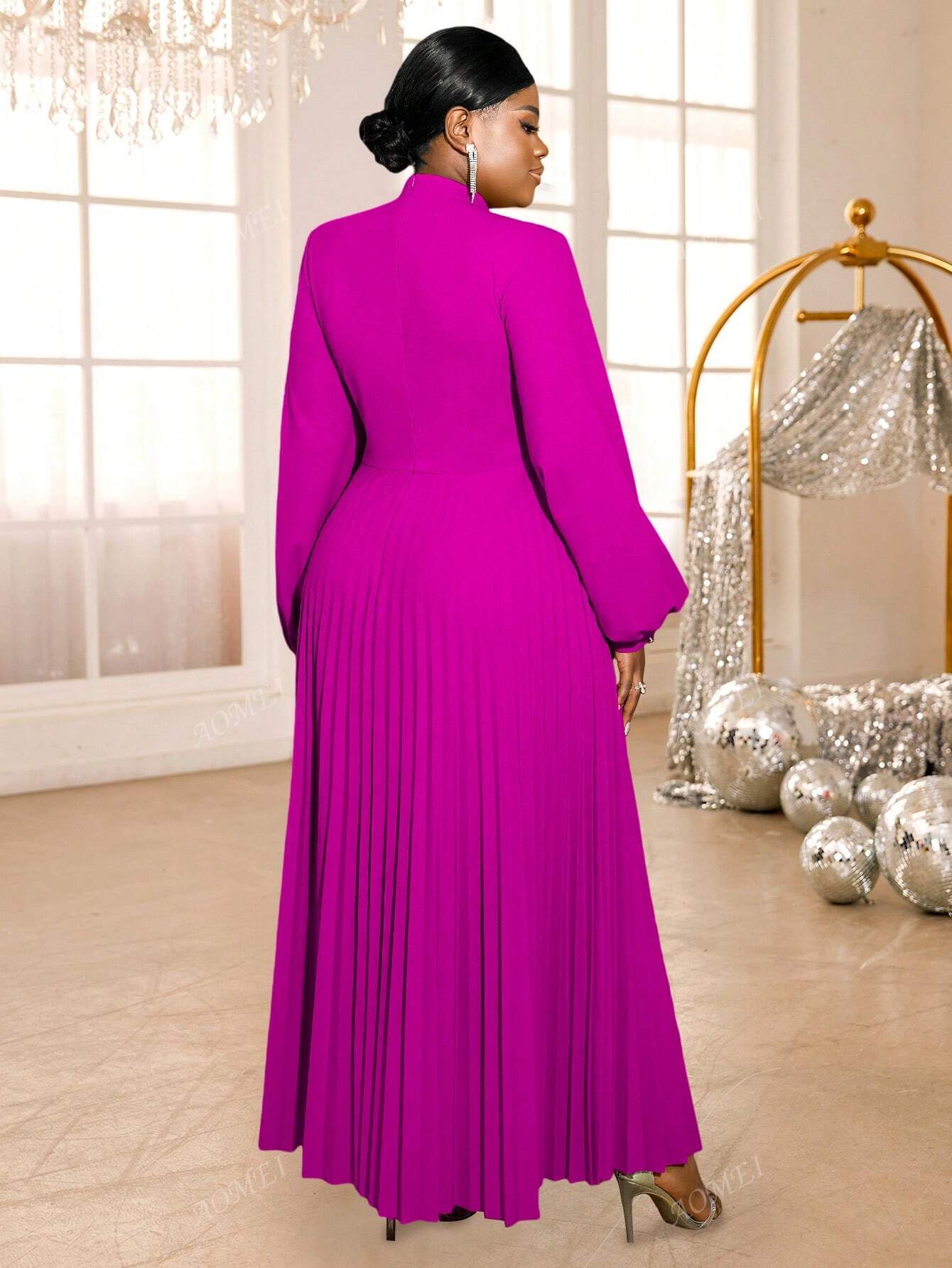 Elegantiška suknelė SilkySet WD0136 (L-4XL)