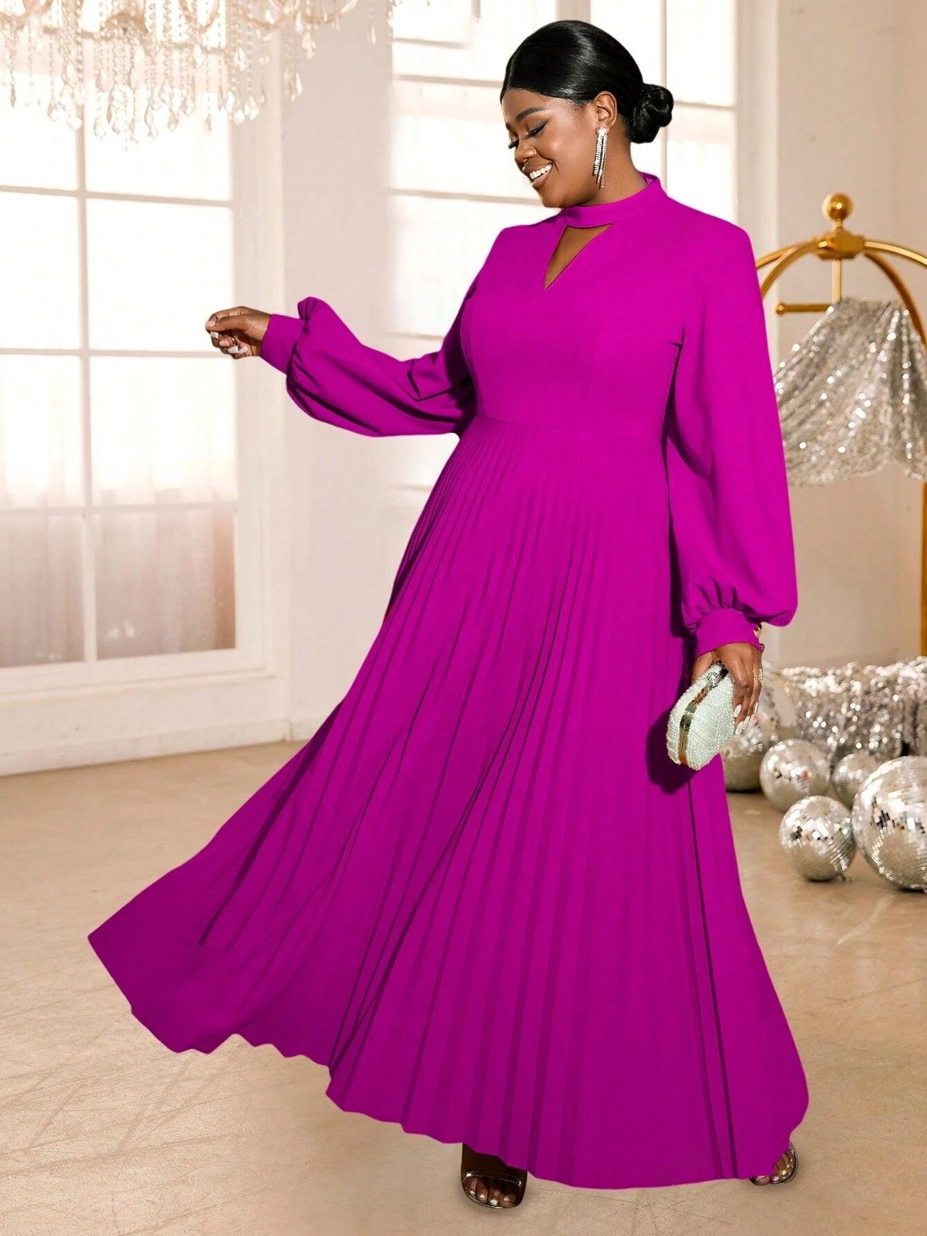 Elegantiška suknelė SilkySet WD0136 (L-4XL)