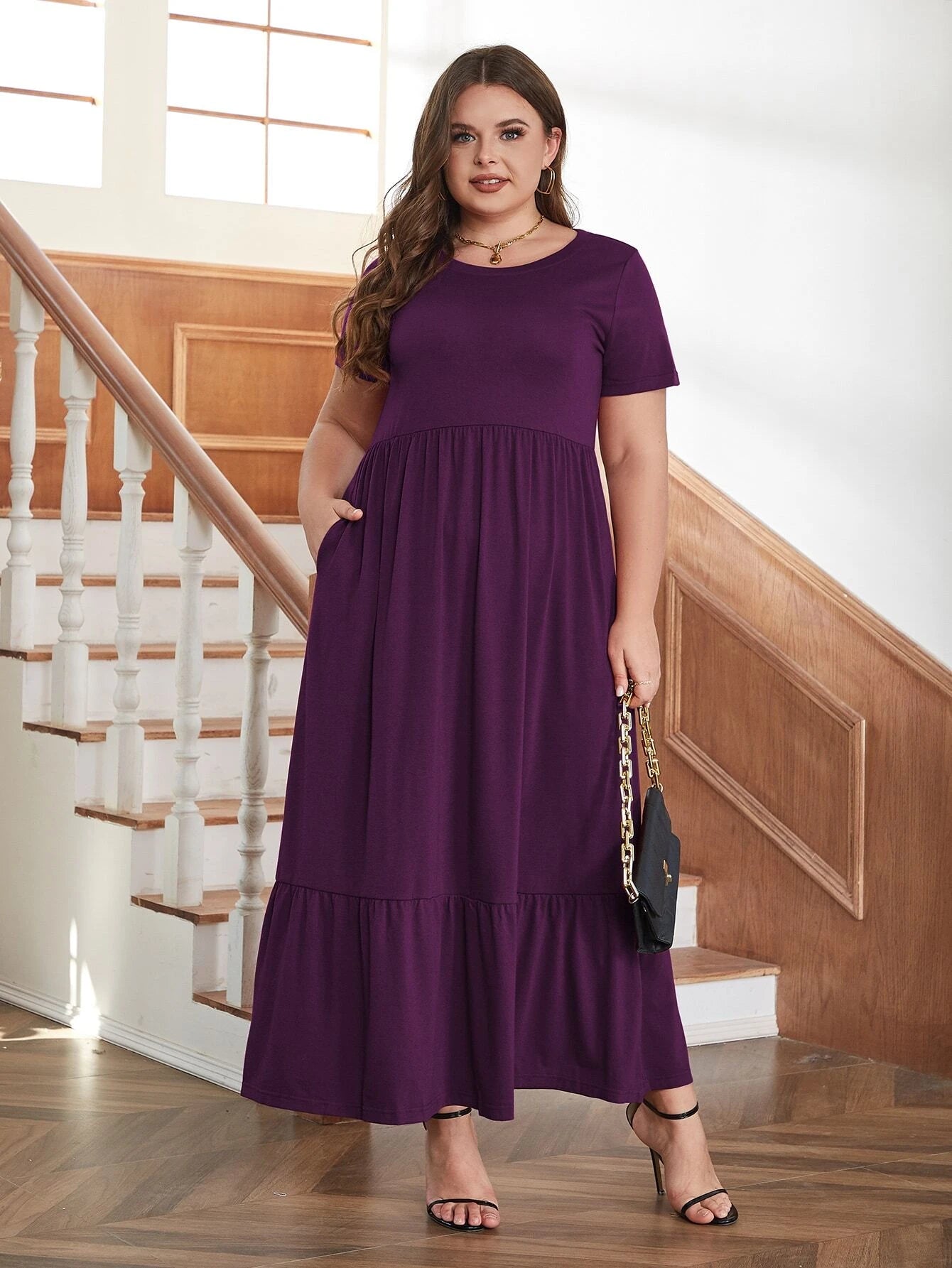Laisvalaikio suknelė SilkySet WD0099 (L-5XL)