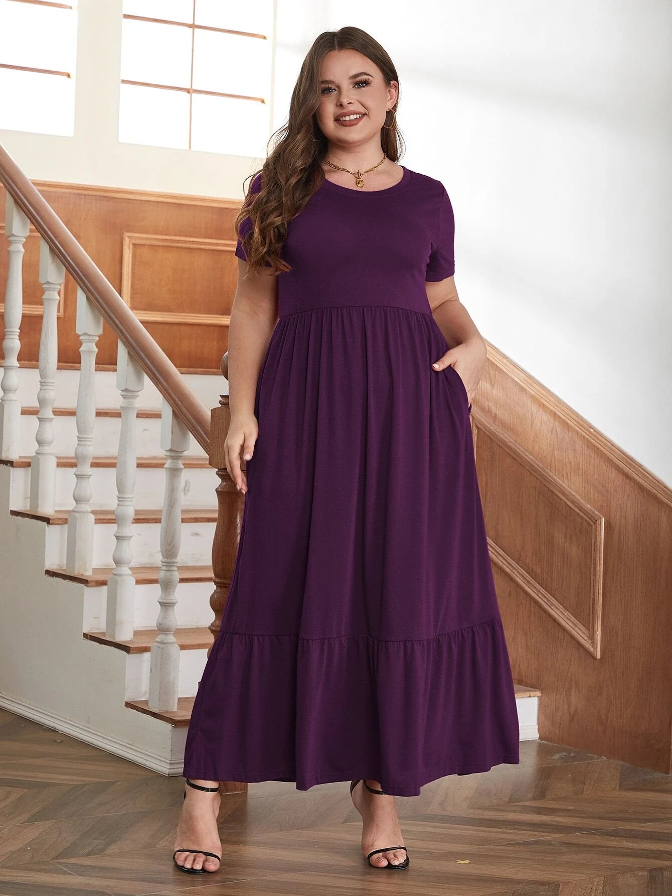 Laisvalaikio suknelė SilkySet WD0099 (L-5XL)