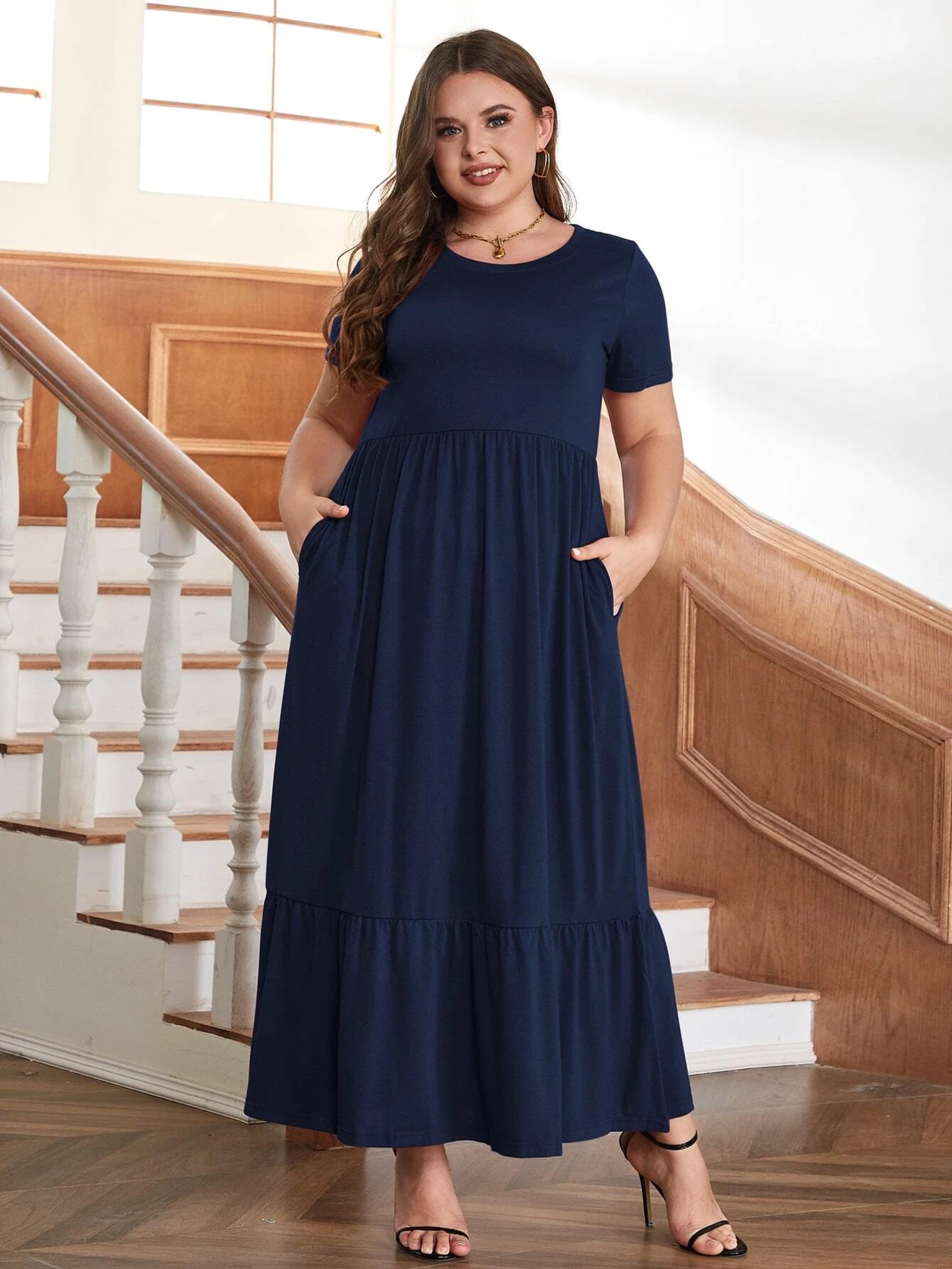 Laisvalaikio suknelė SilkySet WD0099 (L-5XL)