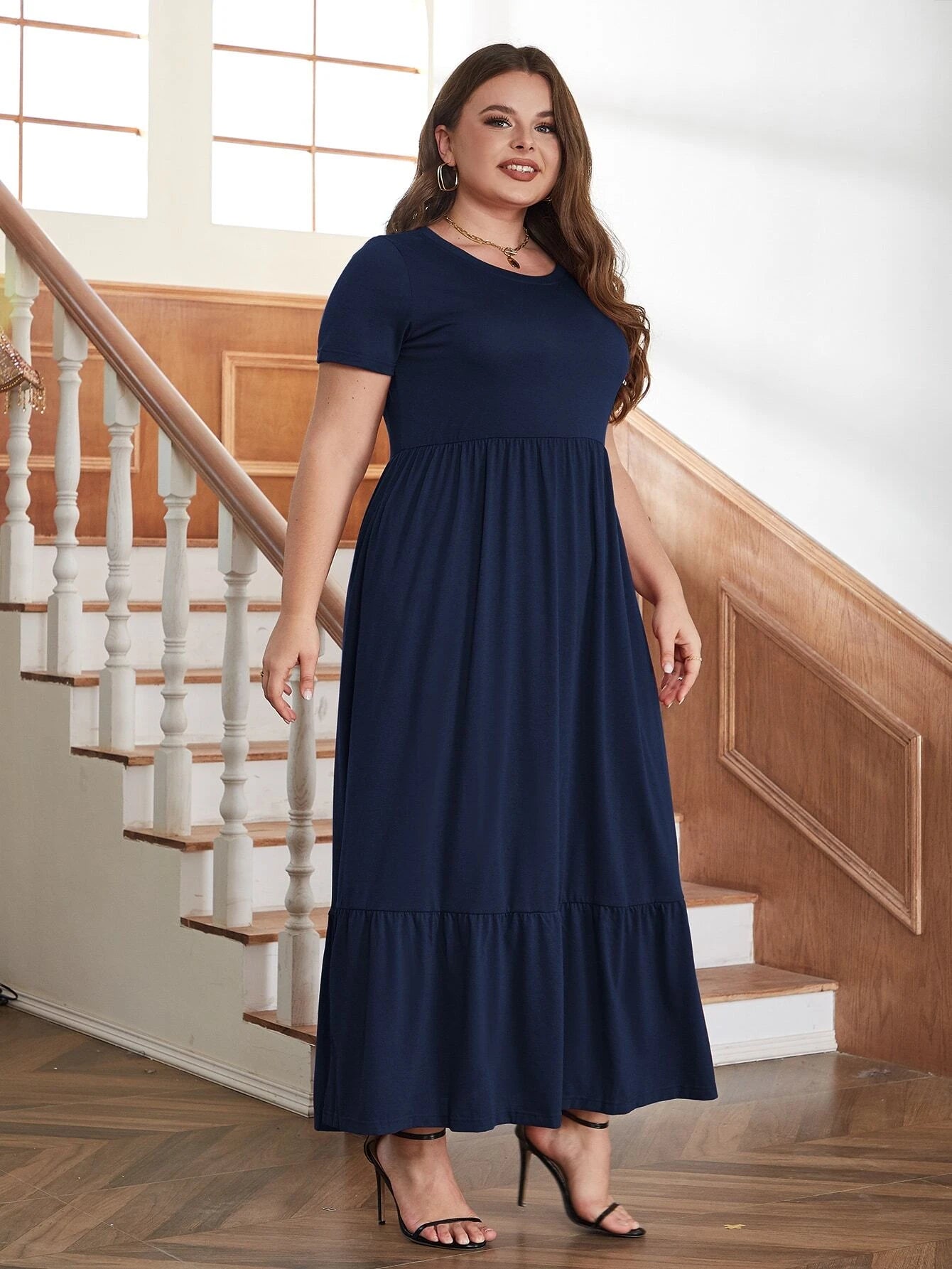 Laisvalaikio suknelė SilkySet WD0099 (L-5XL)