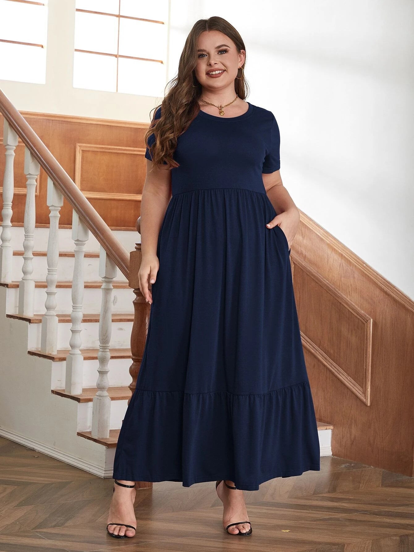 Laisvalaikio suknelė SilkySet WD0099 (L-5XL)