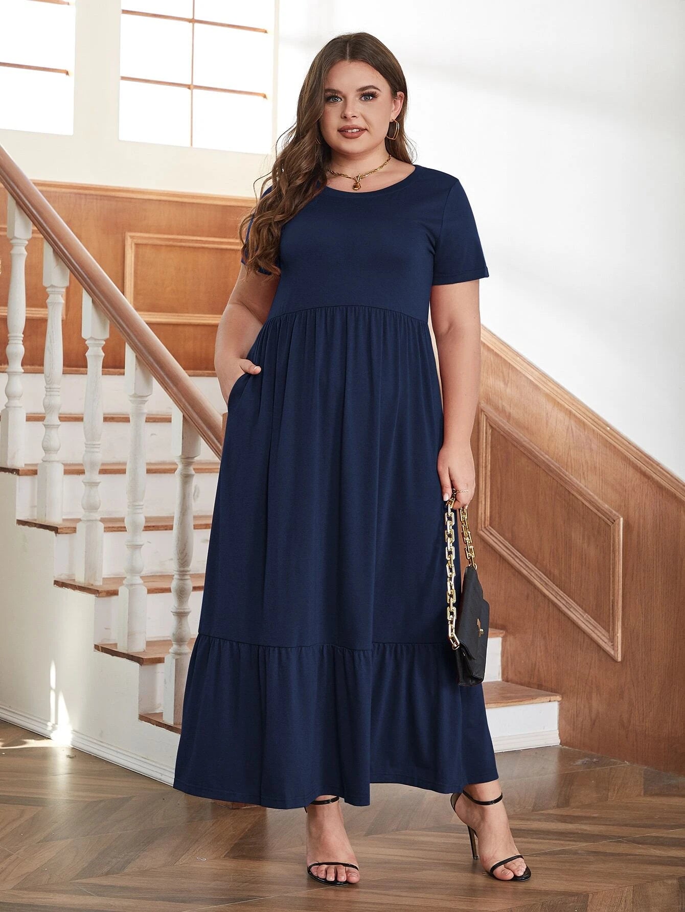 Laisvalaikio suknelė SilkySet WD0099 (L-5XL)