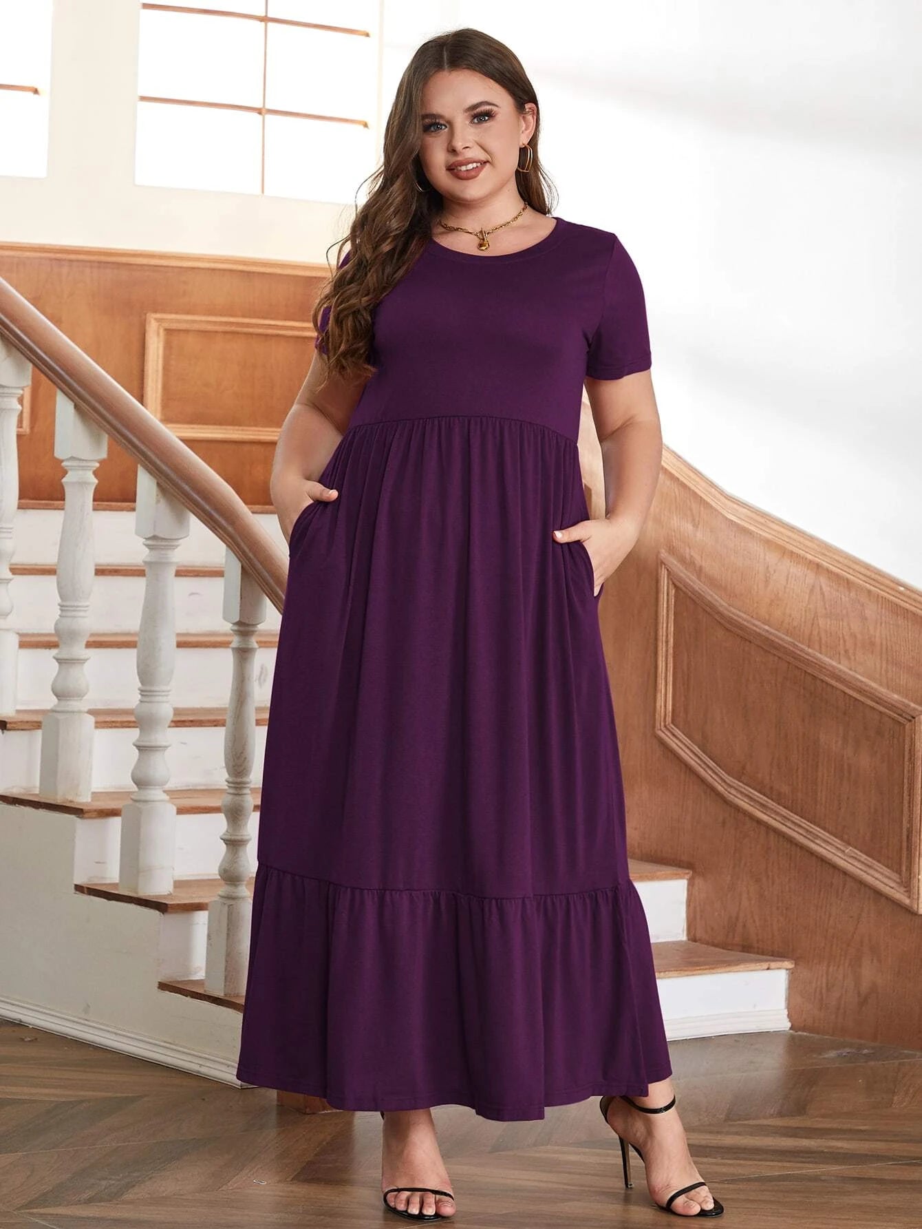 Laisvalaikio suknelė SilkySet WD0099 (L-5XL)