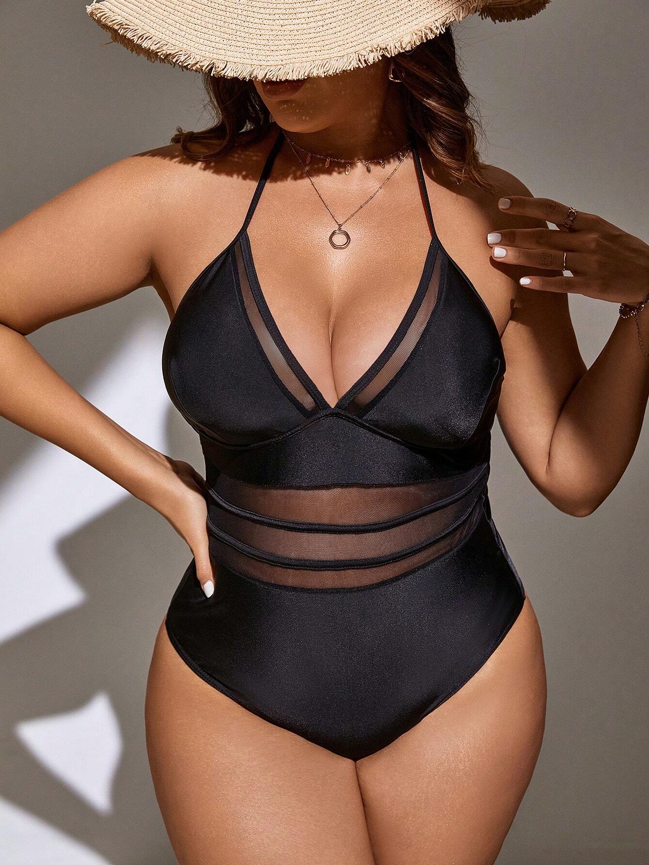 Maudymosi kostiumėlis moterims SilkySet MB0088 (L-4XL)
