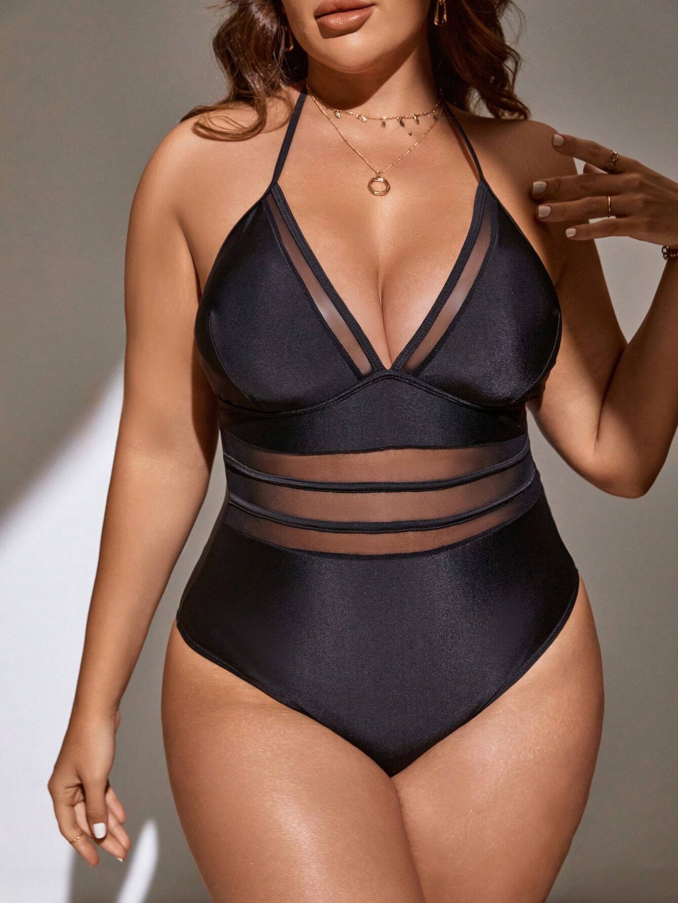 Maudymosi kostiumėlis moterims SilkySet MB0088 (L-4XL)