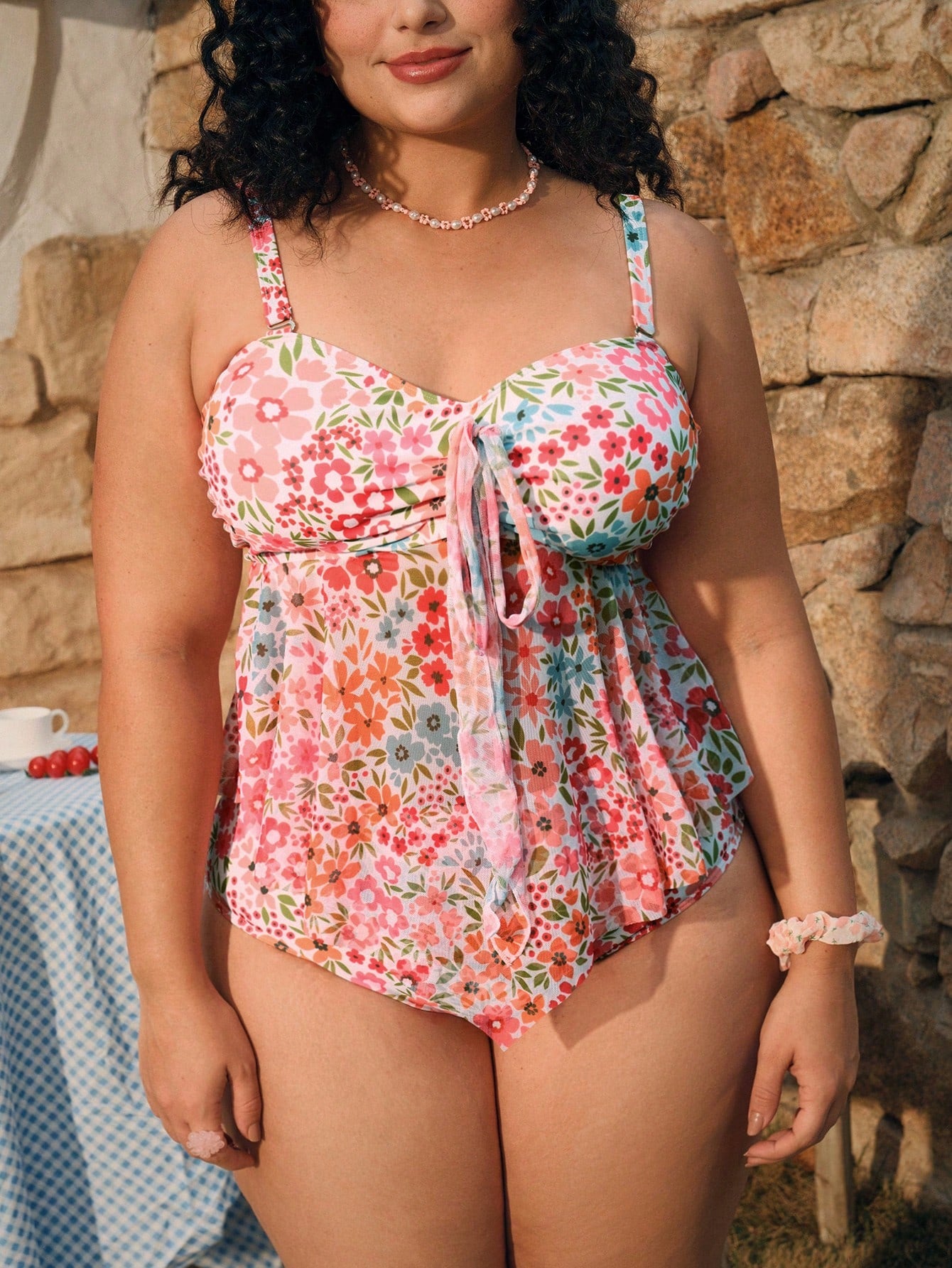 Maudymosi kostiumėlis (tankini) SilkySet MB0273