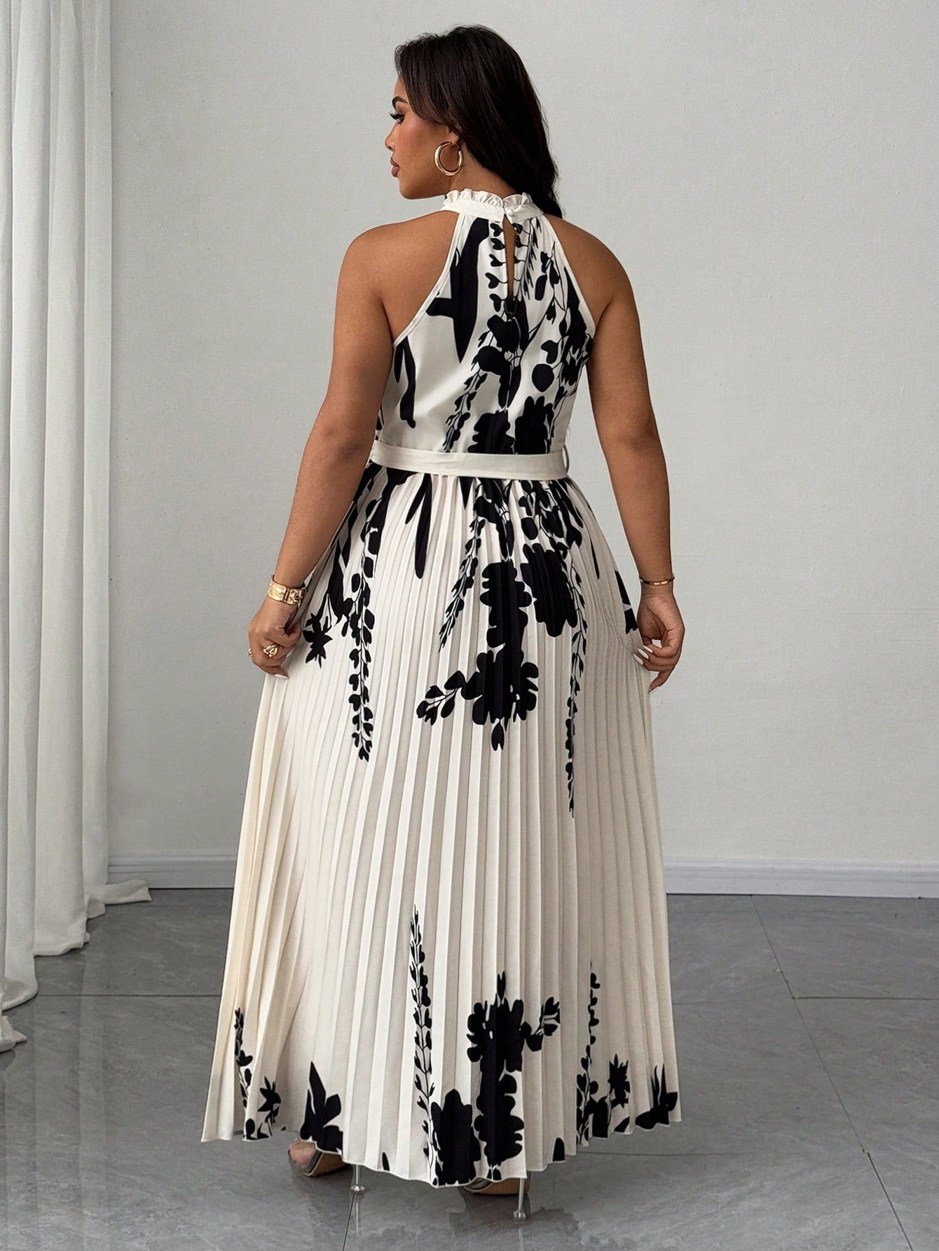 Midi suknelė SilkySet WD0179 (L-5XL)