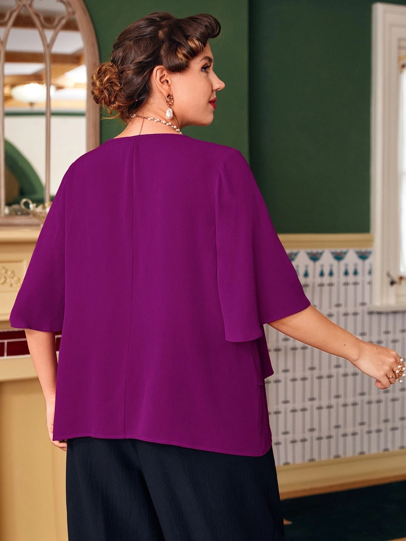 Moteriška palaidinė SilkySet WB0066 (XL-4XL)