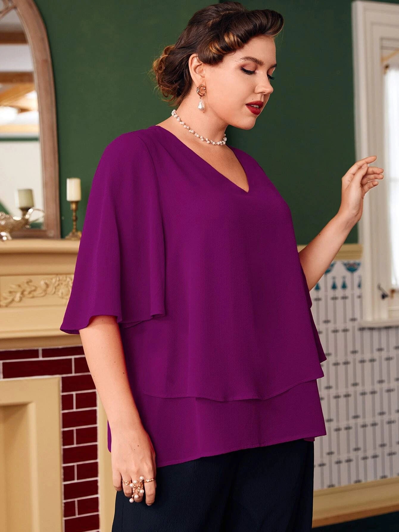 Moteriška palaidinė SilkySet WB0066 (XL-4XL)