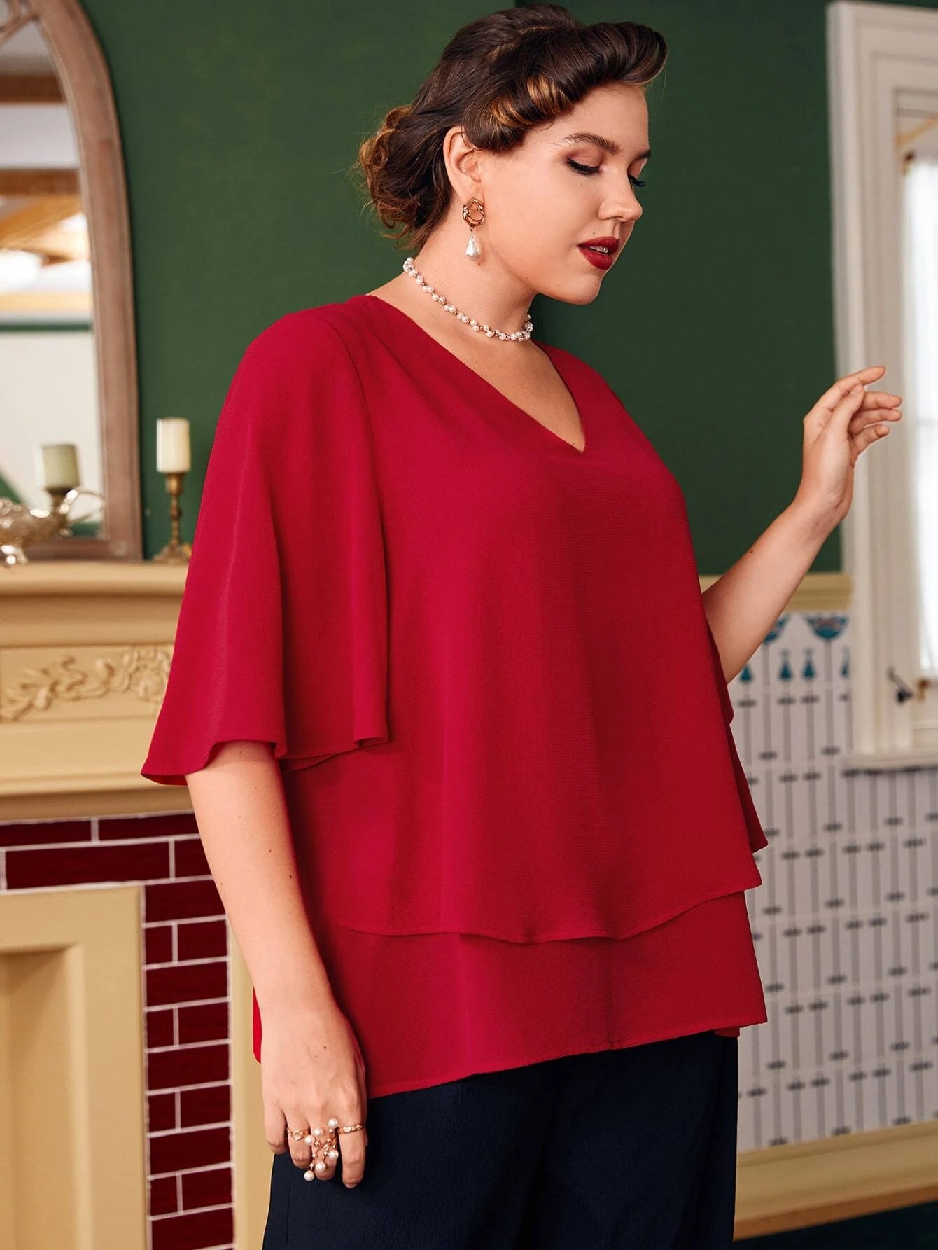 Moteriška palaidinė SilkySet WB0066 (XL-4XL)