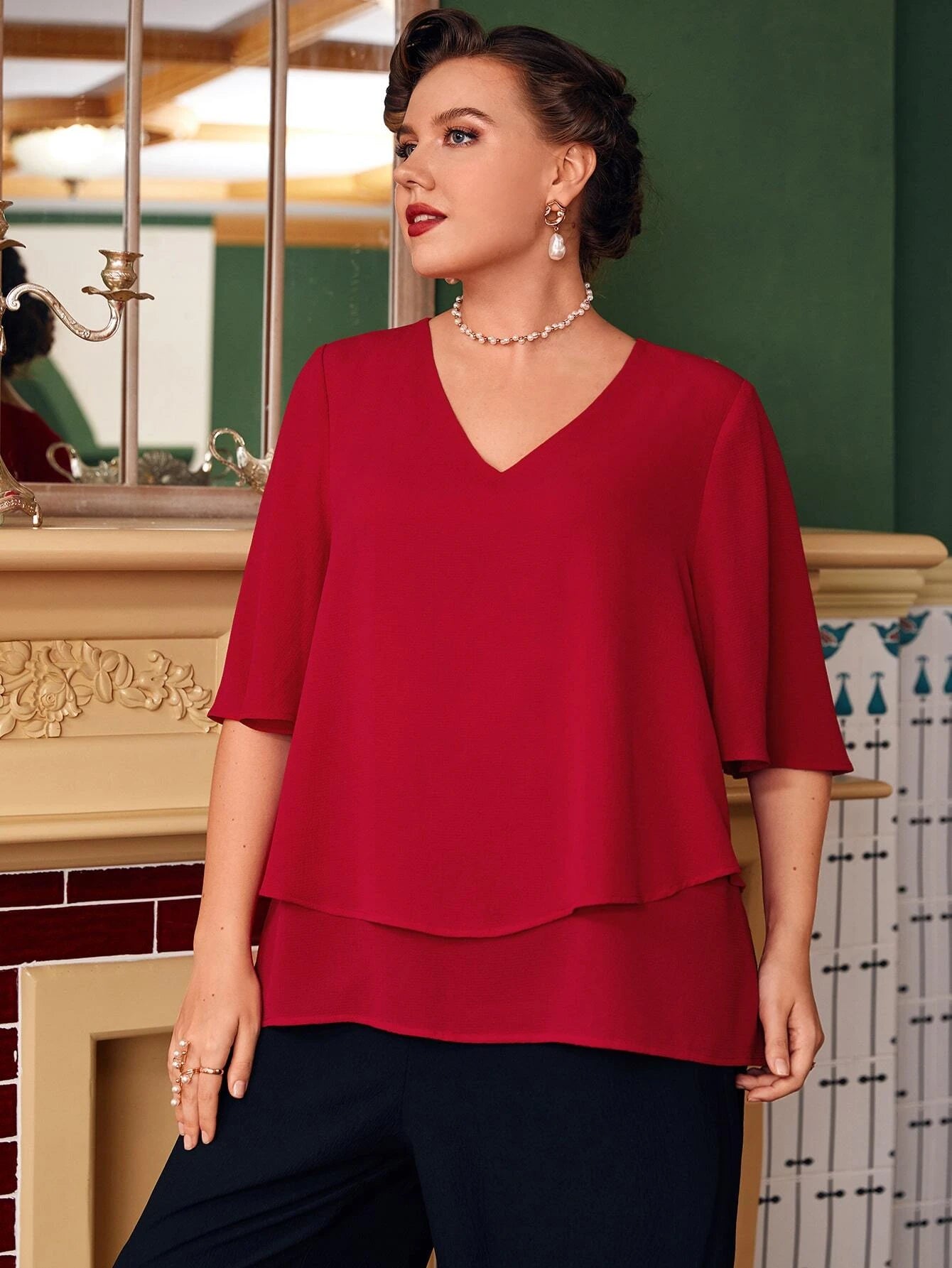 Moteriška palaidinė SilkySet WB0066 (XL-4XL)