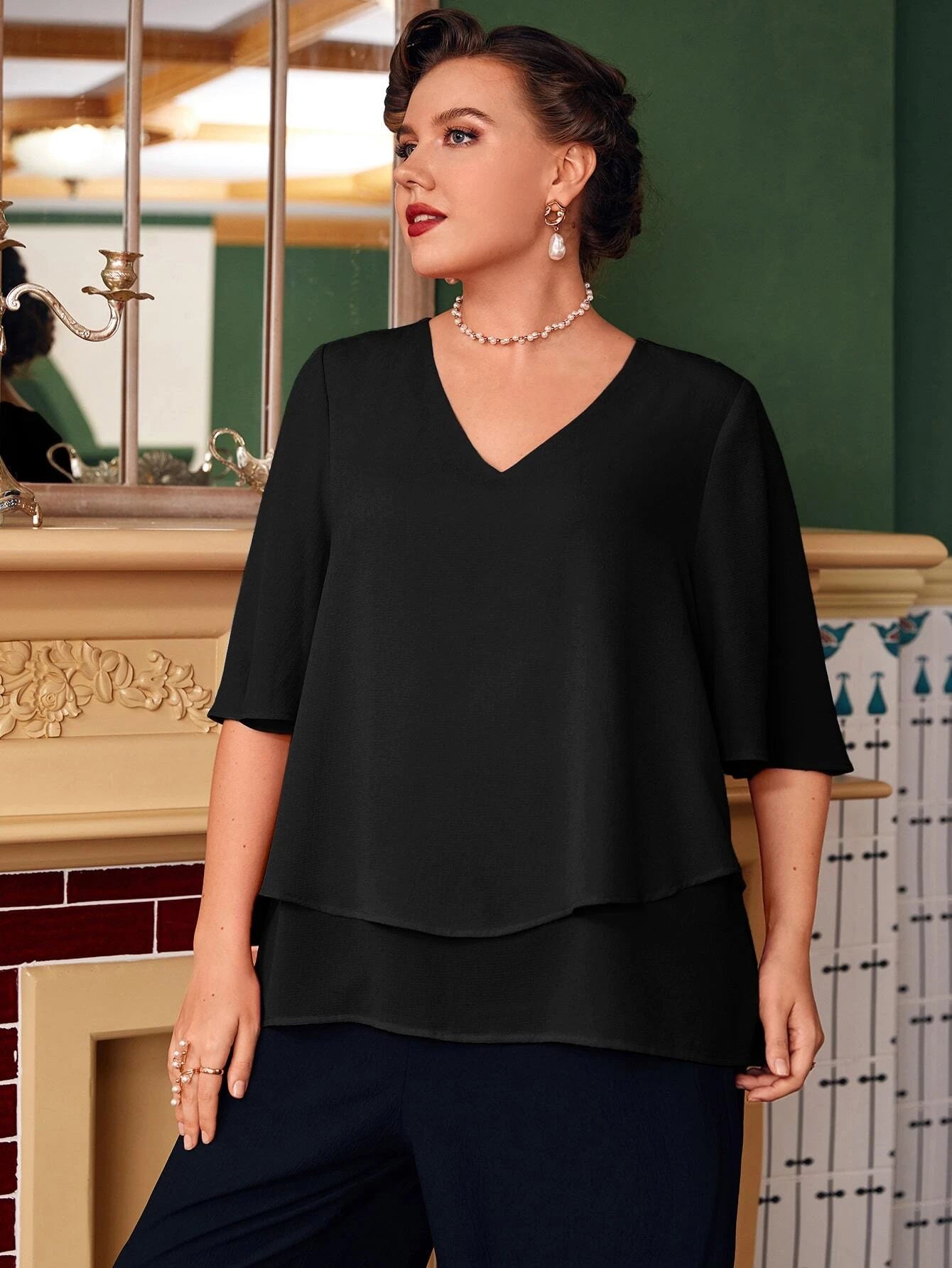 Moteriška palaidinė SilkySet WB0066 (XL-4XL)