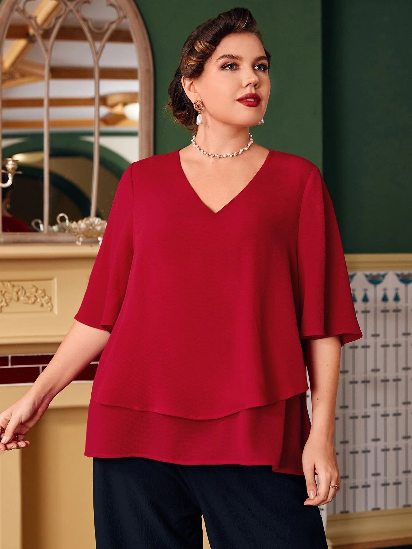 Moteriška palaidinė SilkySet WB0066 (XL-4XL)