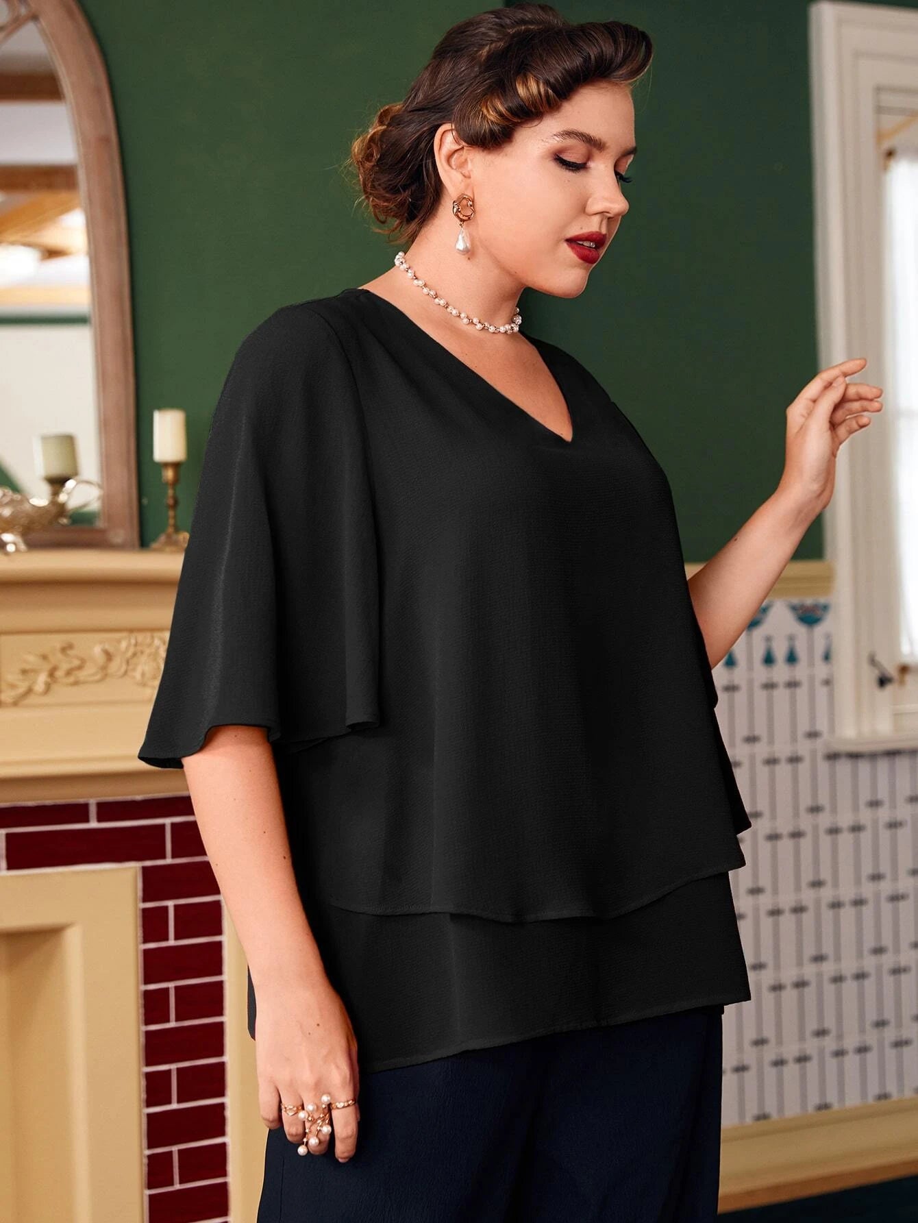 Moteriška palaidinė SilkySet WB0066 (XL-4XL)