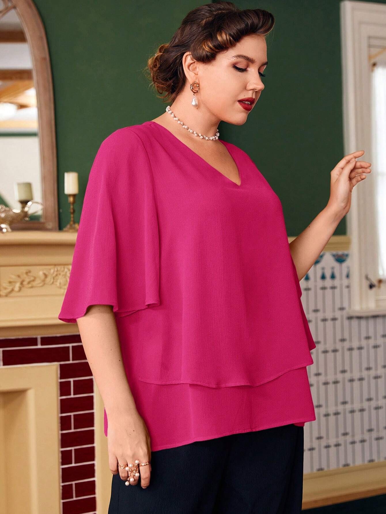 Moteriška palaidinė SilkySet WB0066 (XL-4XL)