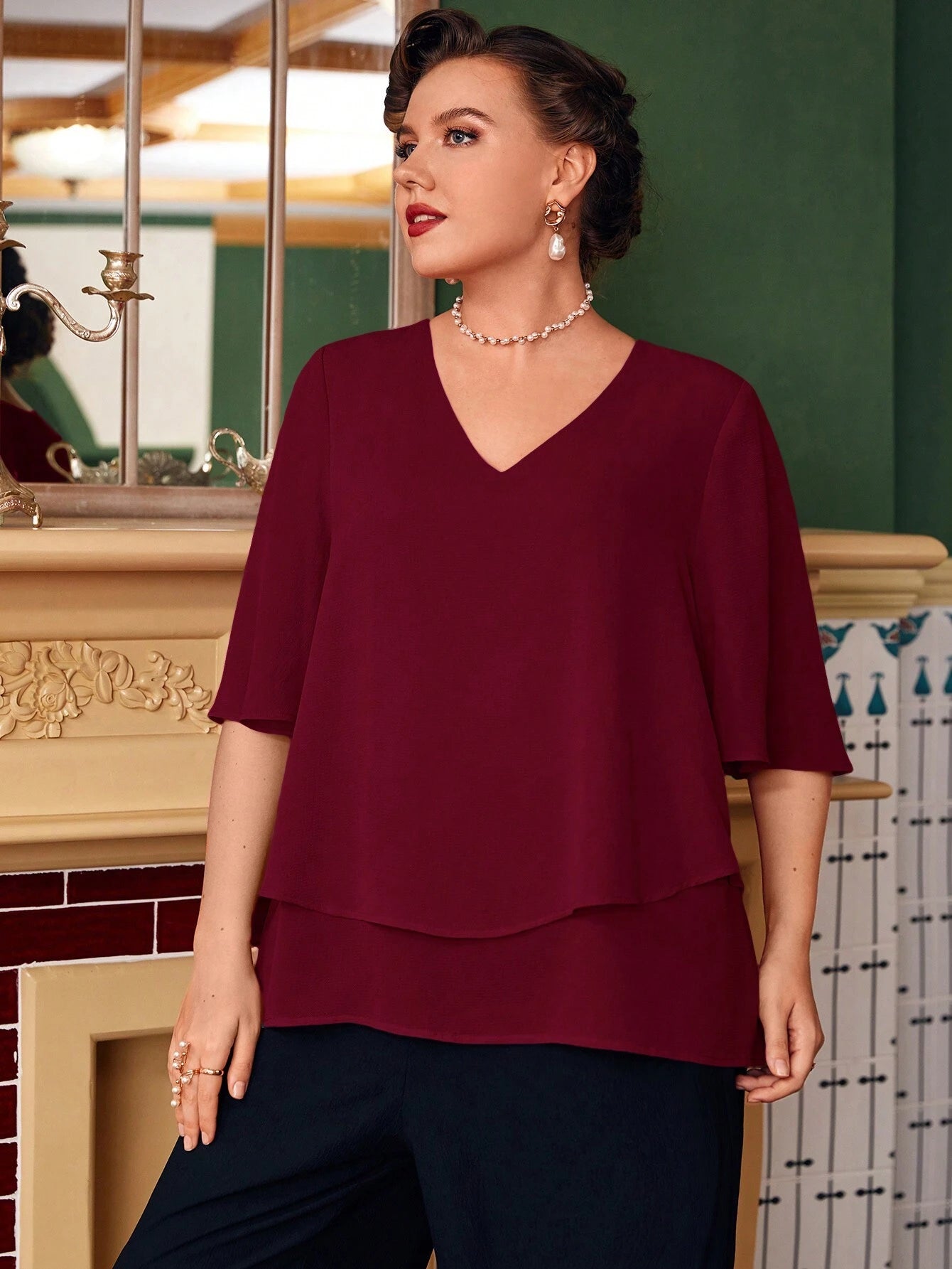 Moteriška palaidinė SilkySet WB0066 (XL-4XL)