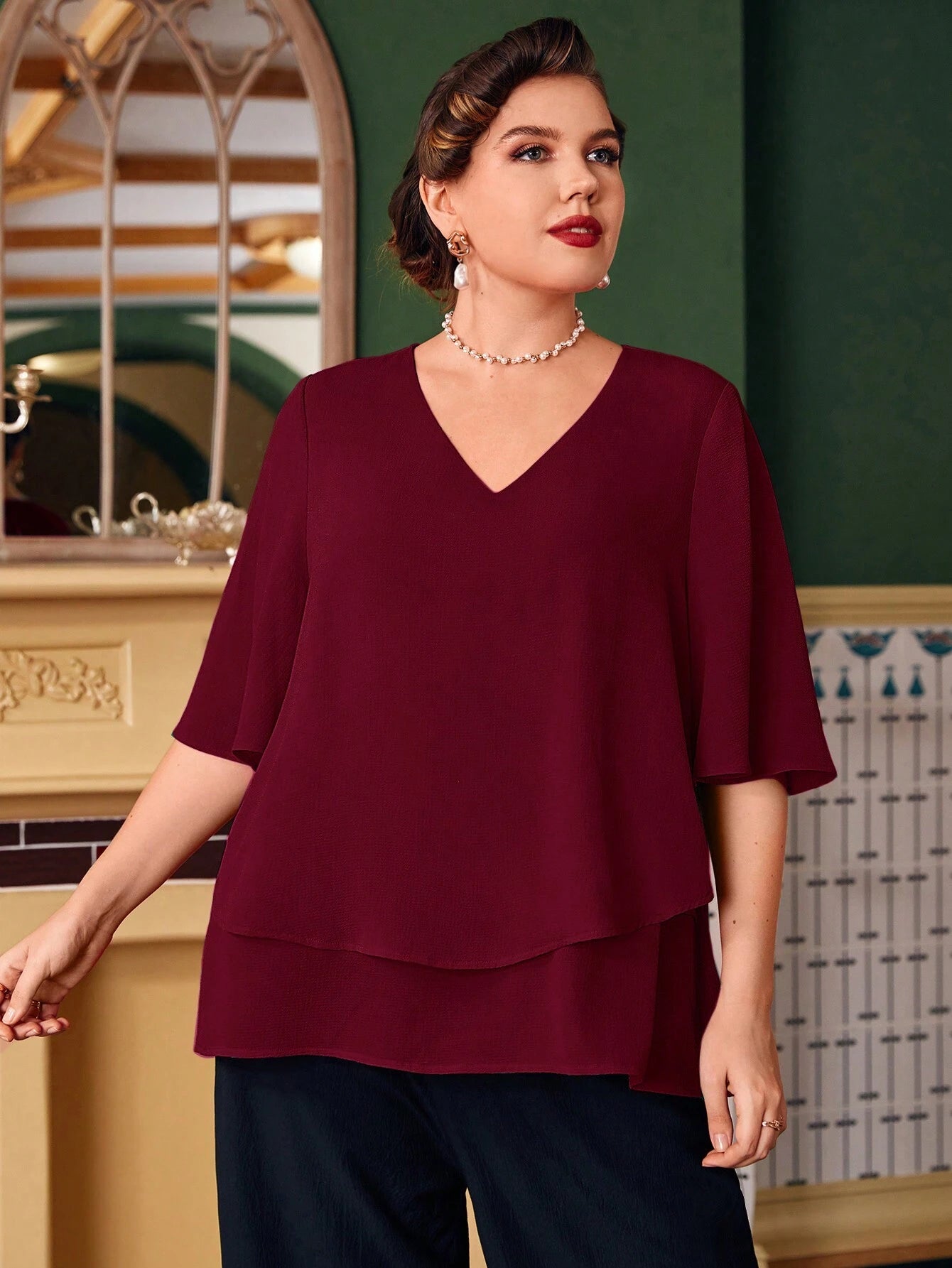 Moteriška palaidinė SilkySet WB0066 (XL-4XL)