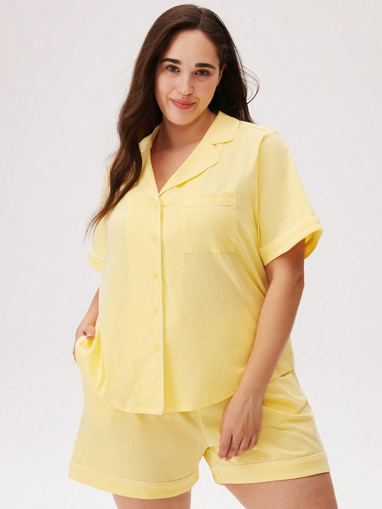 Moteriška pižama SilkySet MN0599 (L-5XL)