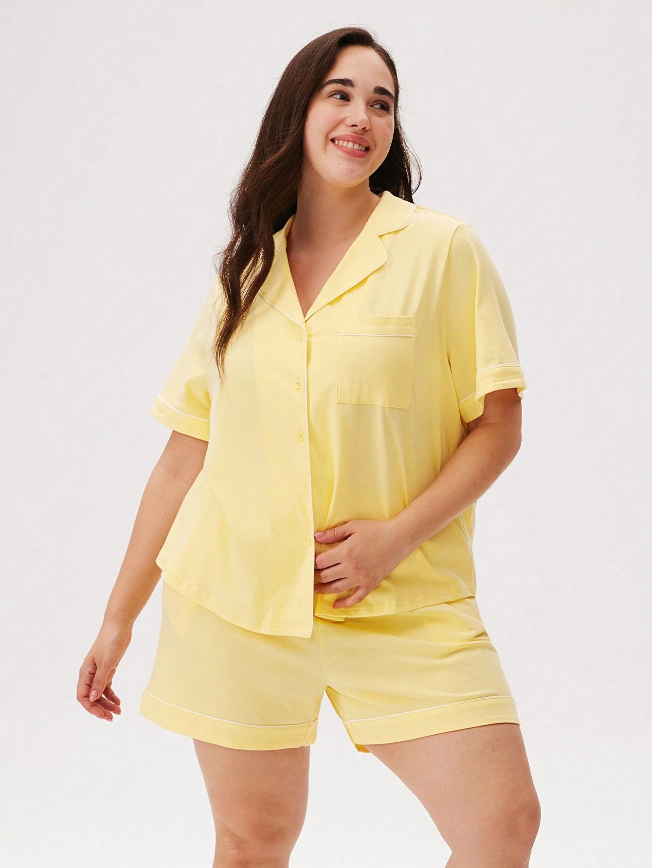 Moteriška pižama SilkySet MN0599 (L-5XL)