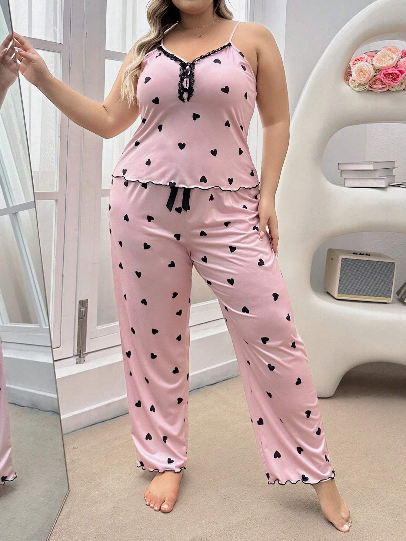 Moteriška pižama SilkySet MN0463 (XL-5XL)