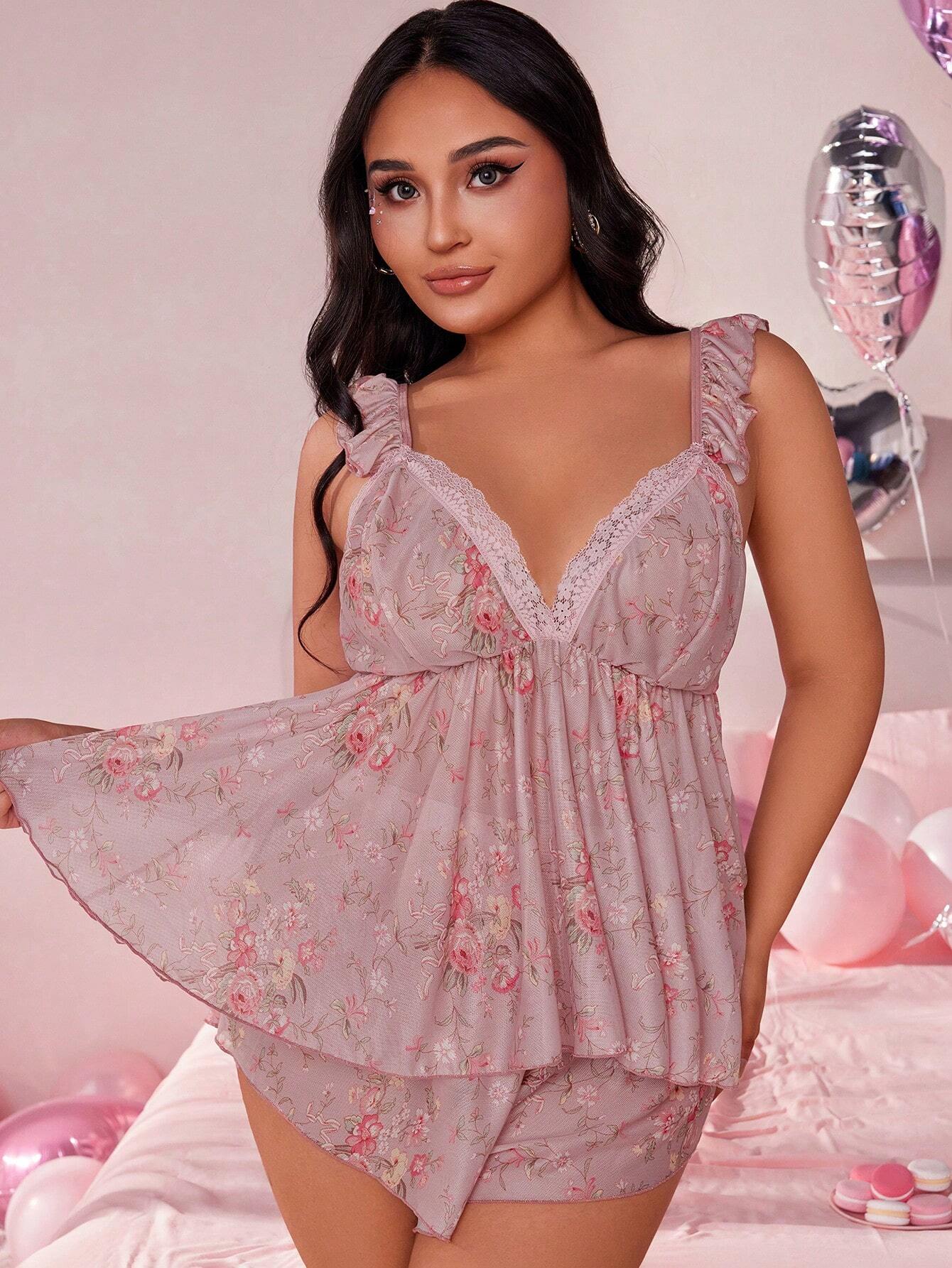 Moteriška pižama SilkySet MN0605 (XL-5XL)
