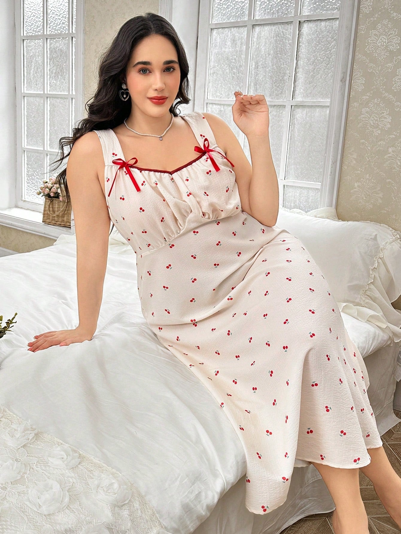 Moteriški naktinukai SilkySet MN0663 (XL-5XL)