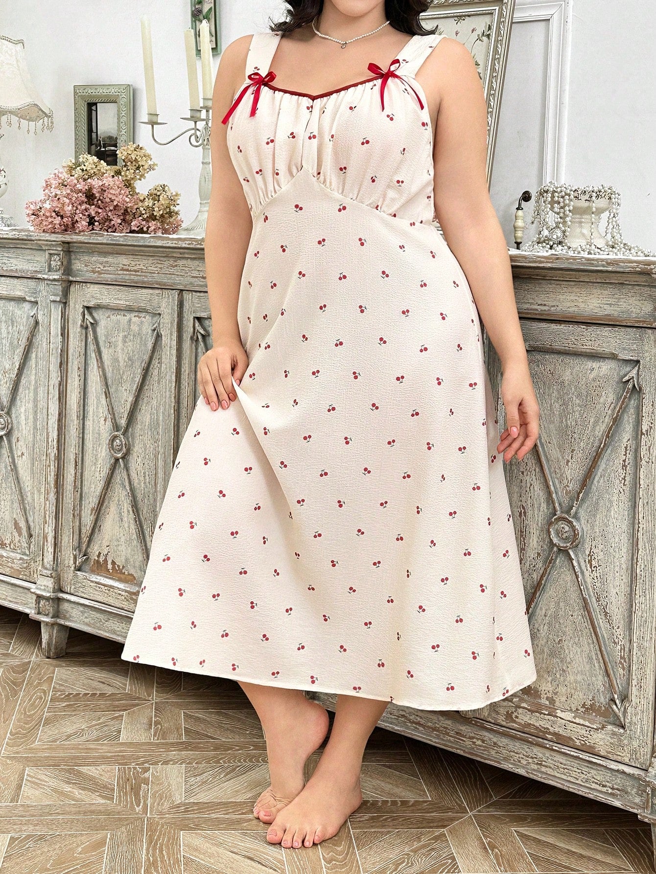Moteriški naktinukai SilkySet MN0663 (XL-5XL)