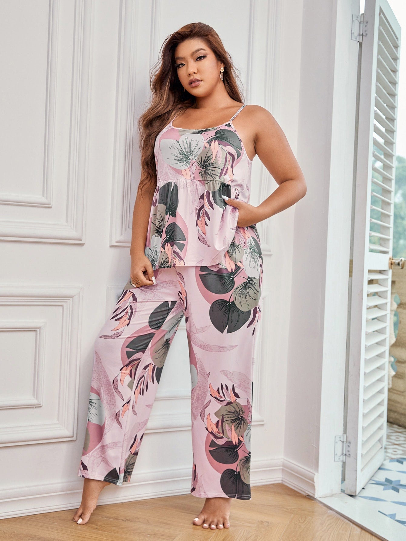 Namų komplektėlis su chalatu SilkySet MN0276 (XL-5XL)