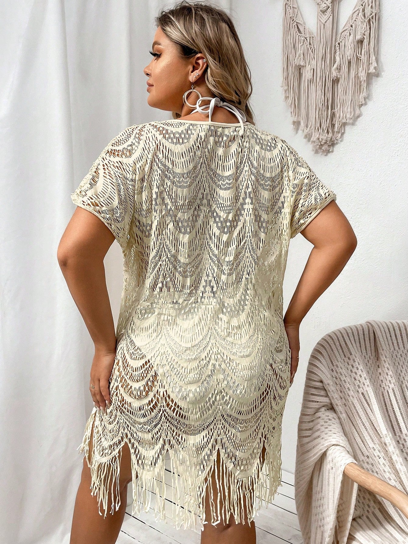 Paplūdimio tunika SilkySet MB0062 (L-4XL)